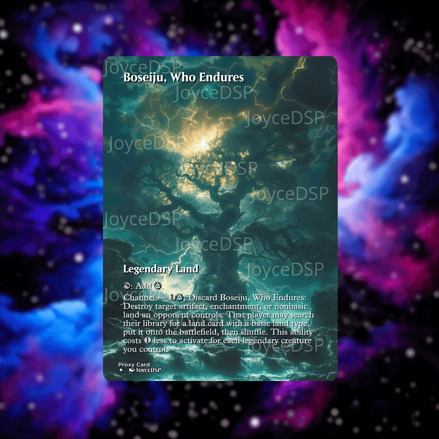 Boseiju, Who Endures Proxy Card - High-Quality MTG Proxies - Joyce Proxy