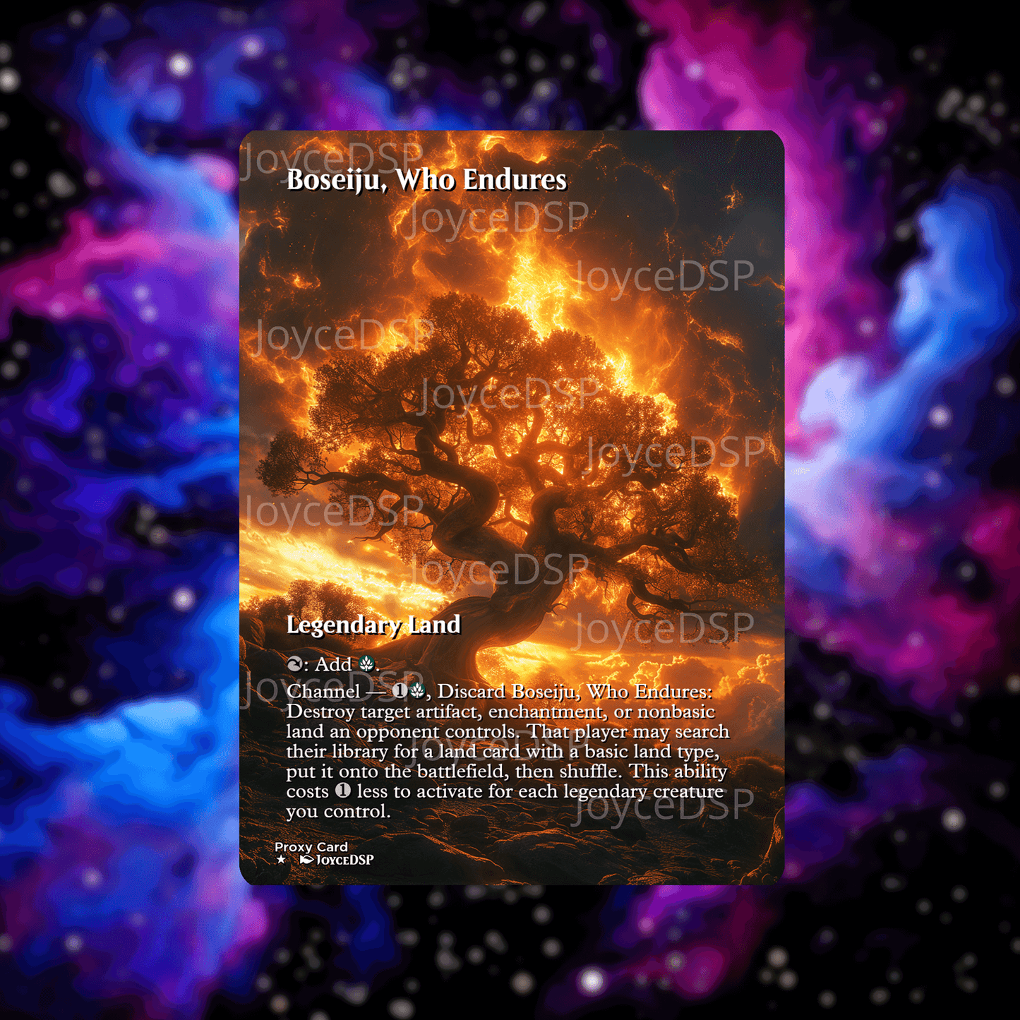 Boseiju, Who Endures Proxy Card - High-Quality MTG Proxies - Joyce Proxy
