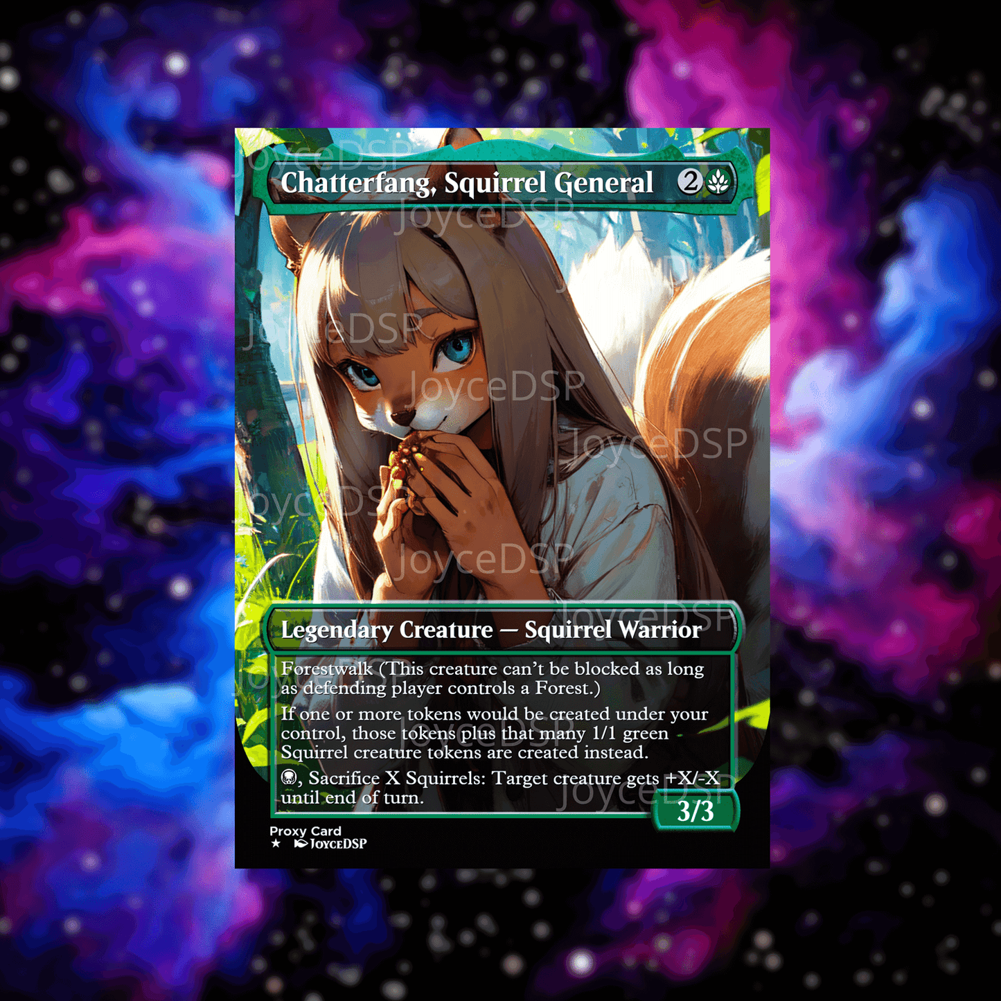 Chatterfang, Squirrel General - High-Quality MTG Proxies - Joyce Proxy