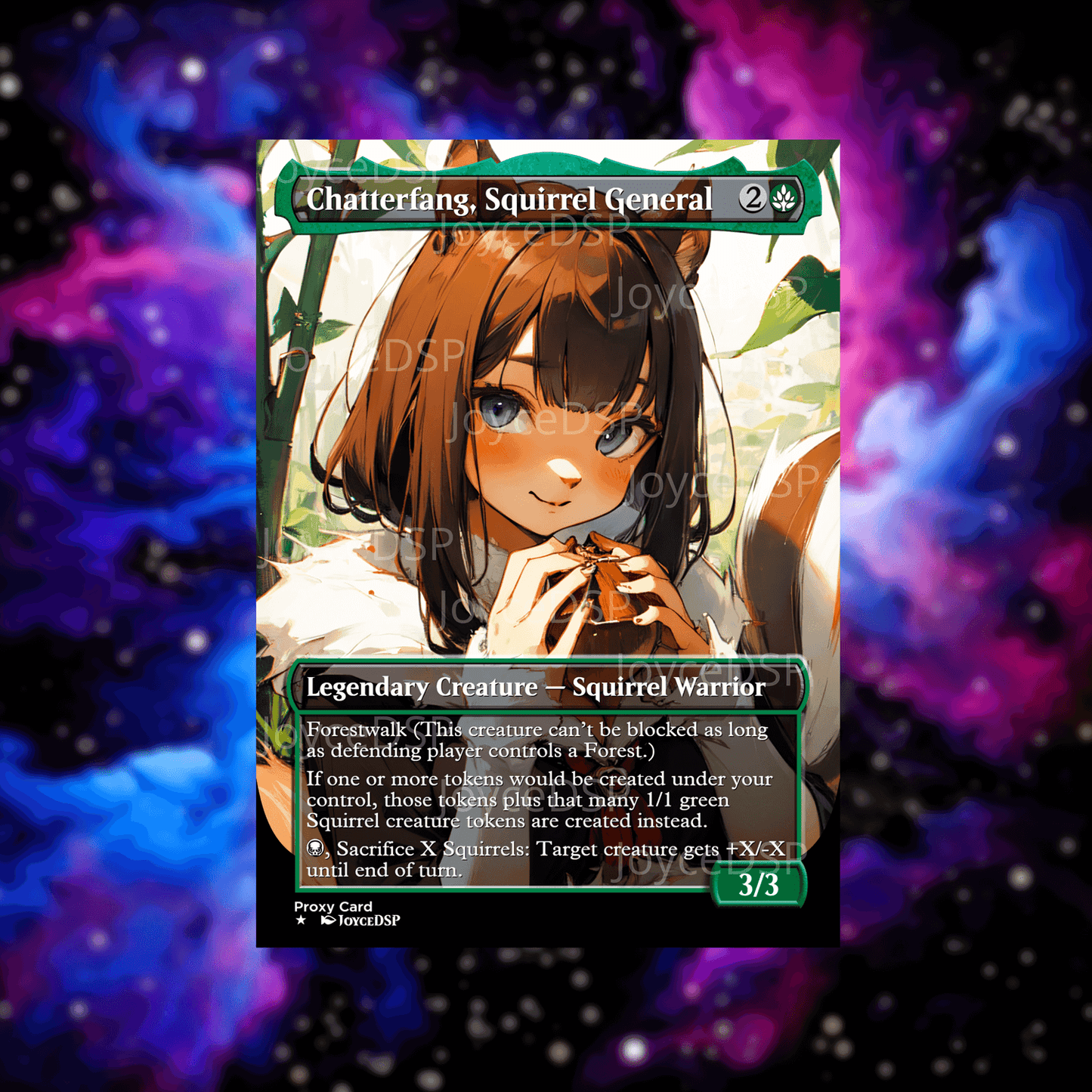 Chatterfang, Squirrel General - High-Quality MTG Proxies - Joyce Proxy