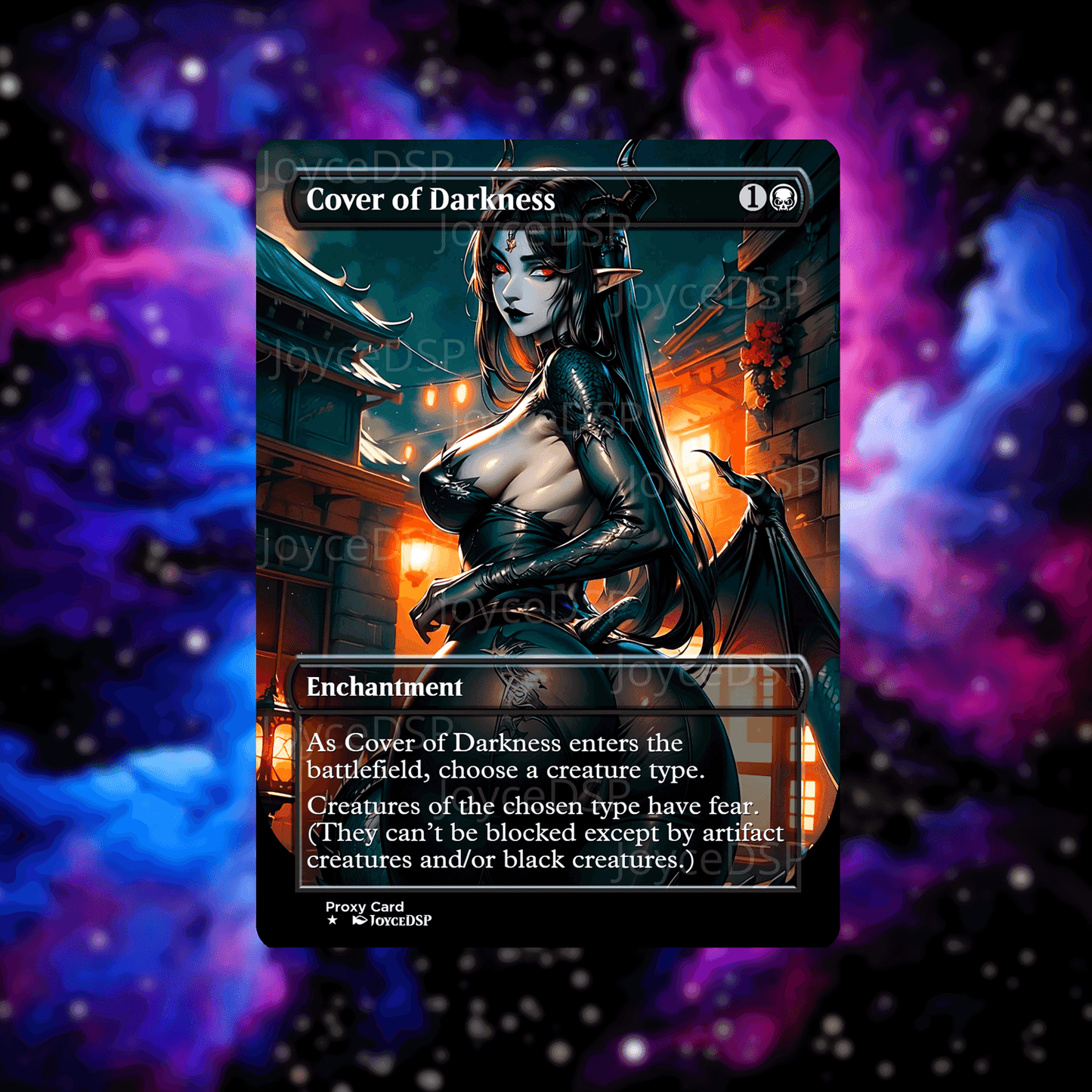 Cover of Darkness Proxy Card - High-Quality MTG Proxies - Joyce Proxy