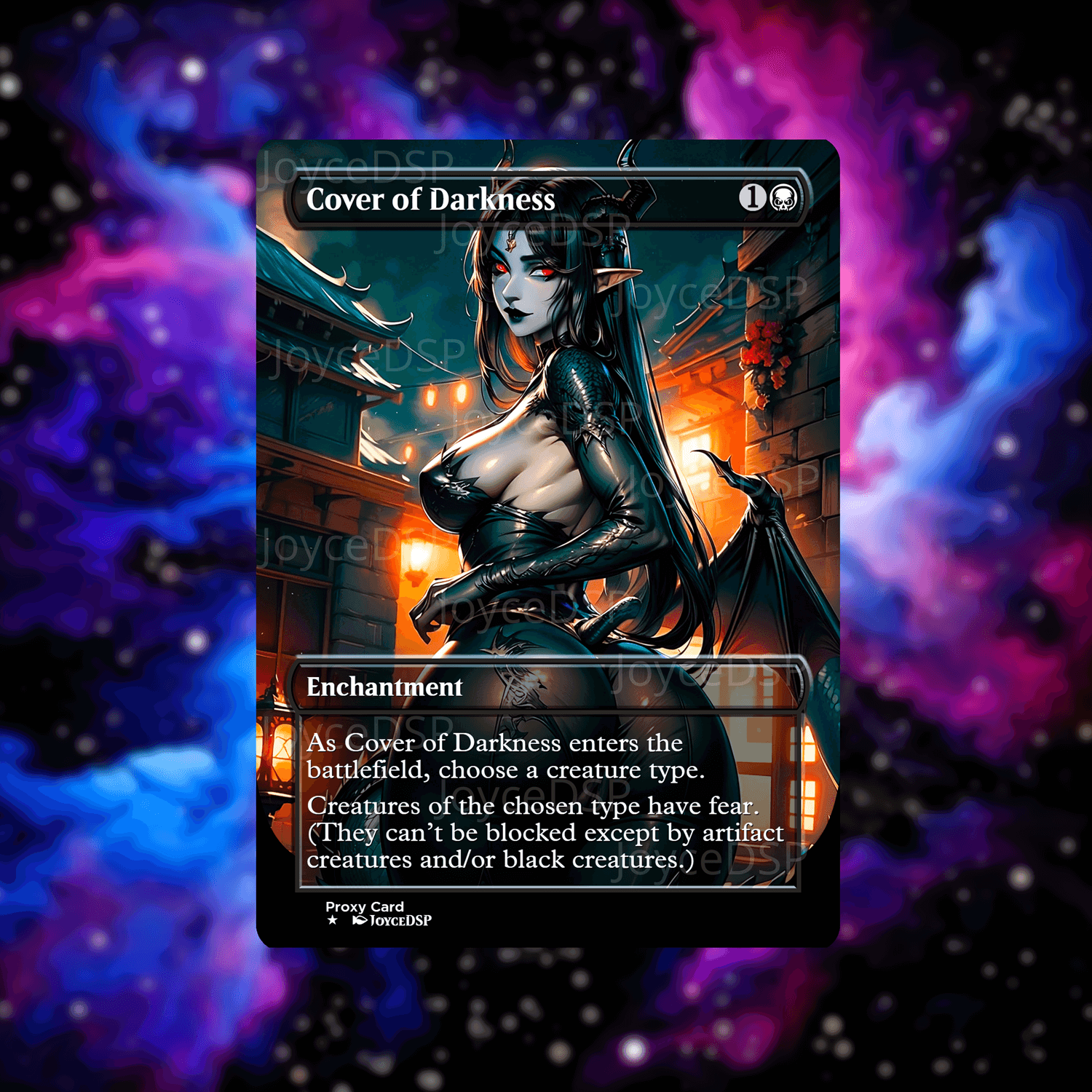 Cover of Darkness Proxy Card - High-Quality MTG Proxies - Joyce Proxy