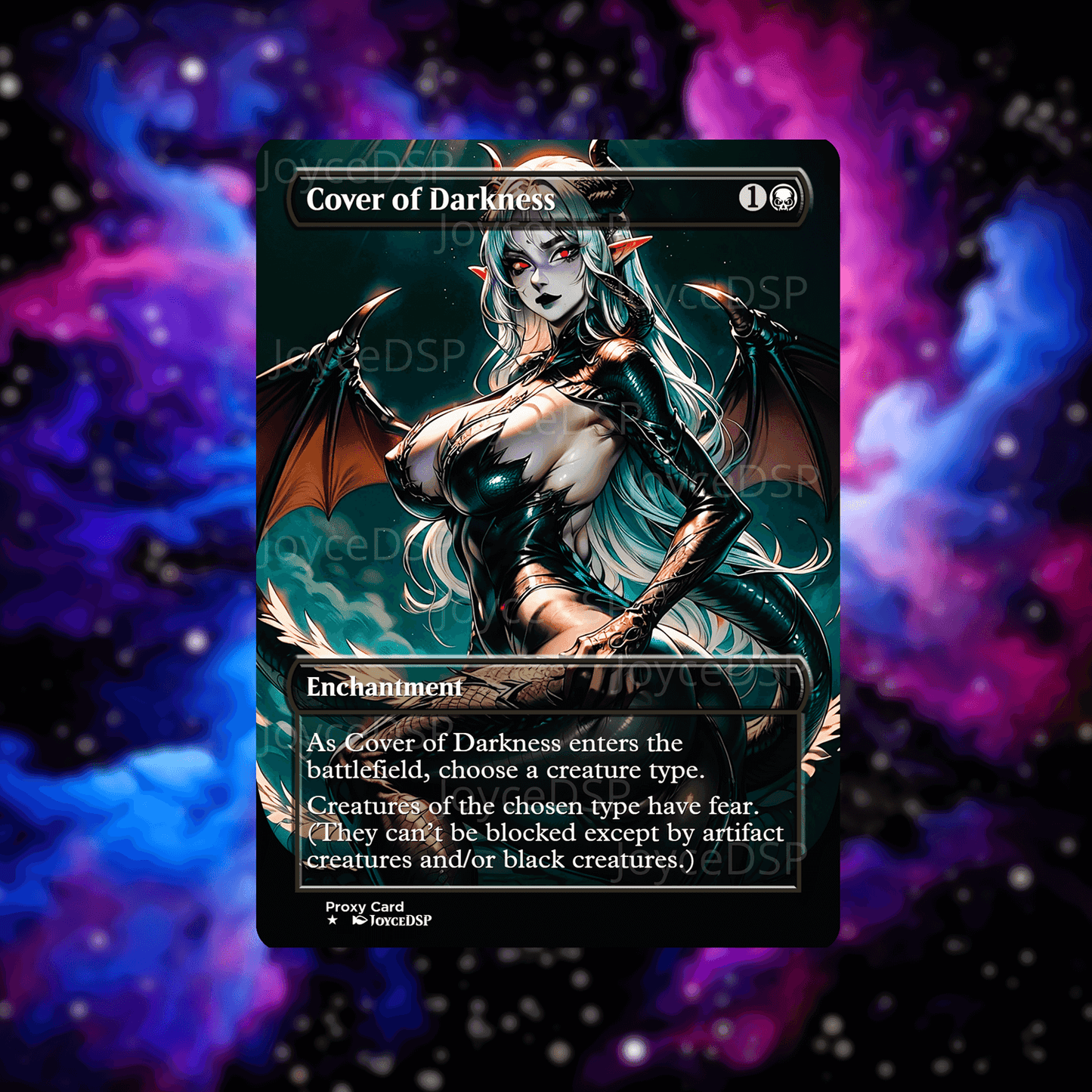 Cover of Darkness Proxy Card - High-Quality MTG Proxies - Joyce Proxy
