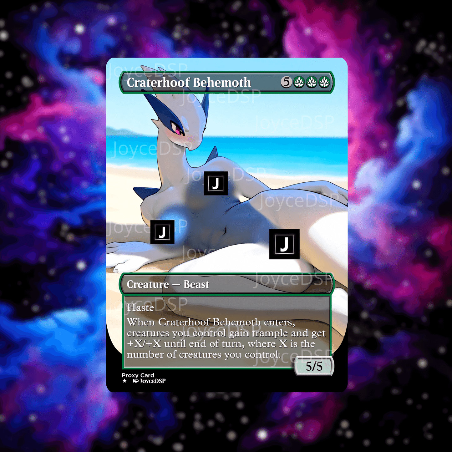 Craterhoof Behemoth Proxy Card - High-Quality MTG Proxies - Joyce Proxy