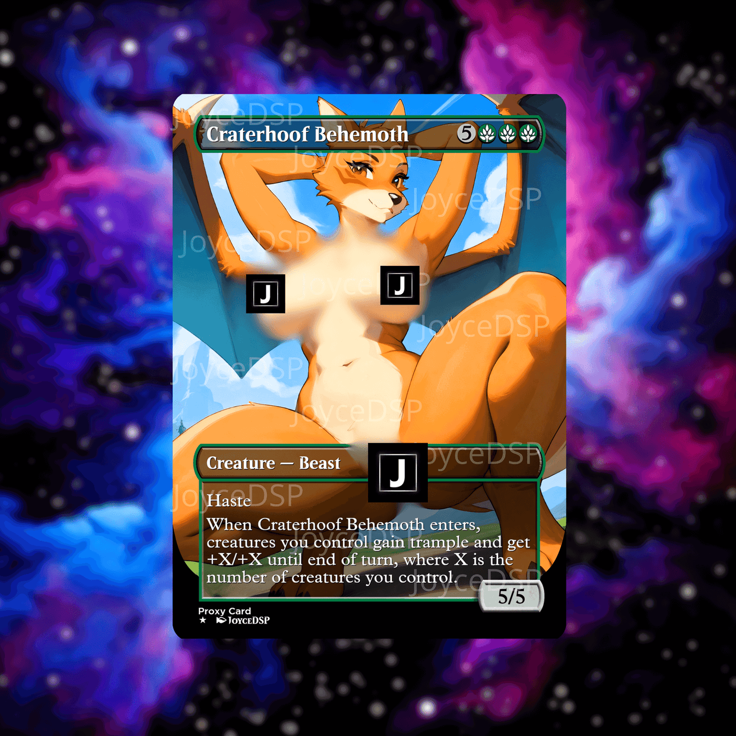 Craterhoof Behemoth Proxy Card - High-Quality MTG Proxies - Joyce Proxy