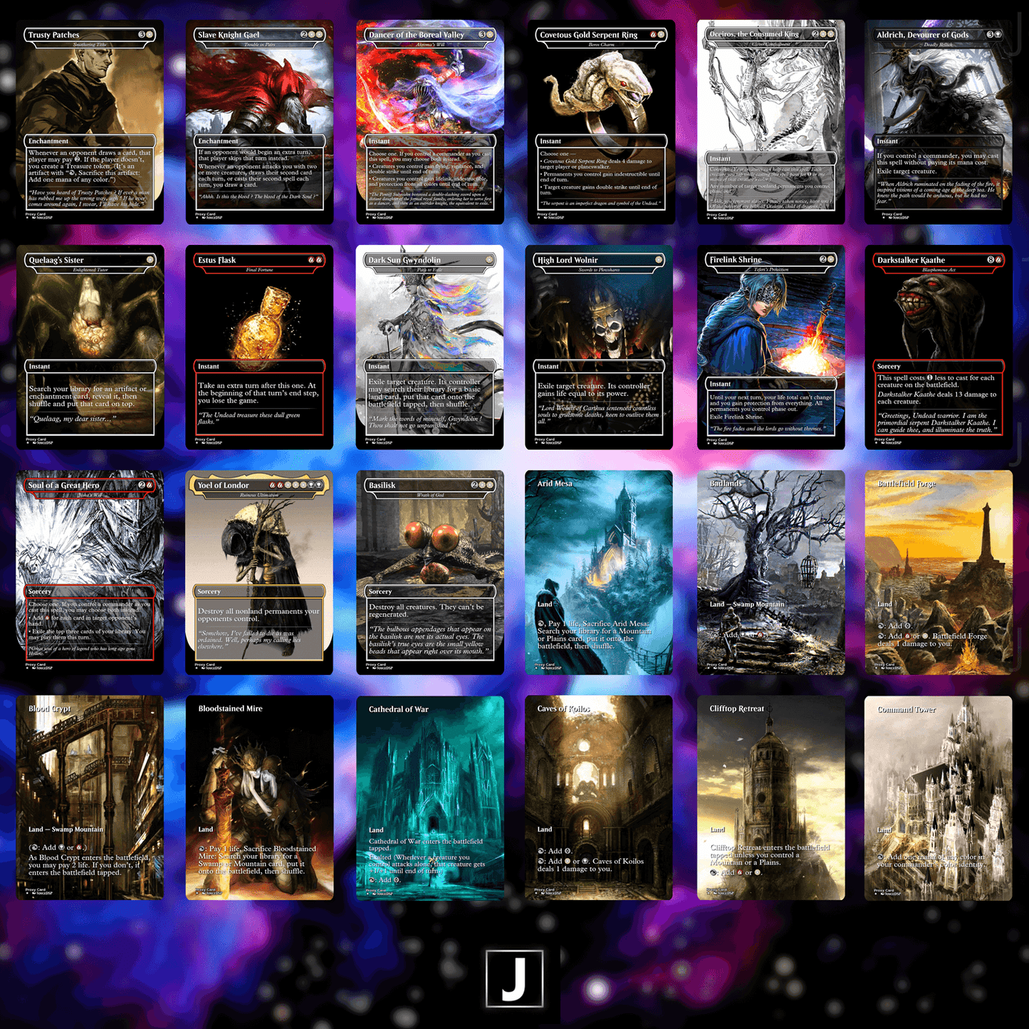 Dark Souls Proxy Deck - High-Quality MTG Proxies - Joyce Proxy