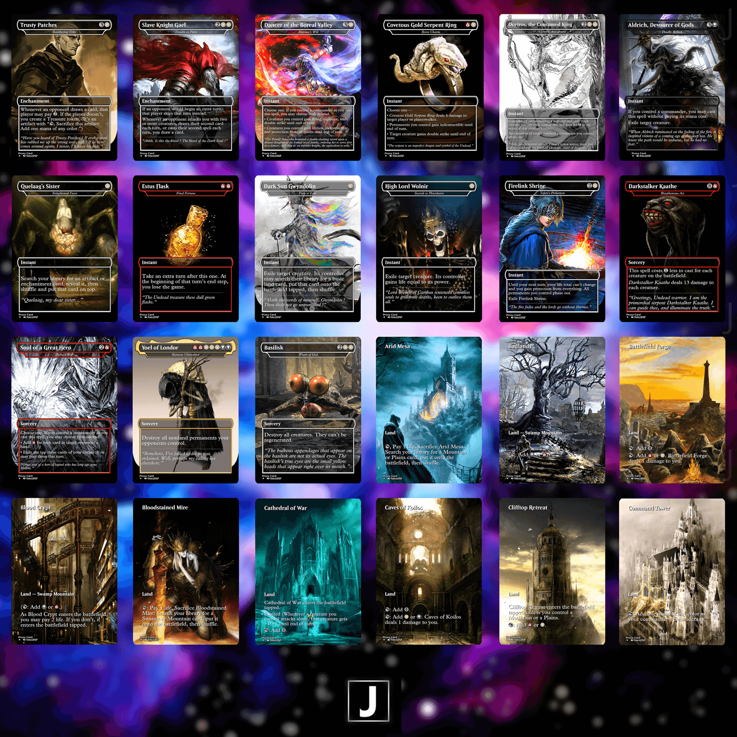 Dark Souls Proxy Deck - High-Quality MTG Proxies - Joyce Proxy