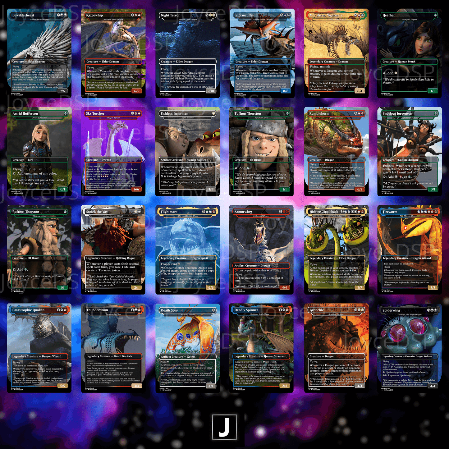 How to train your dragon Proxy Deck - High-Quality MTG Proxies