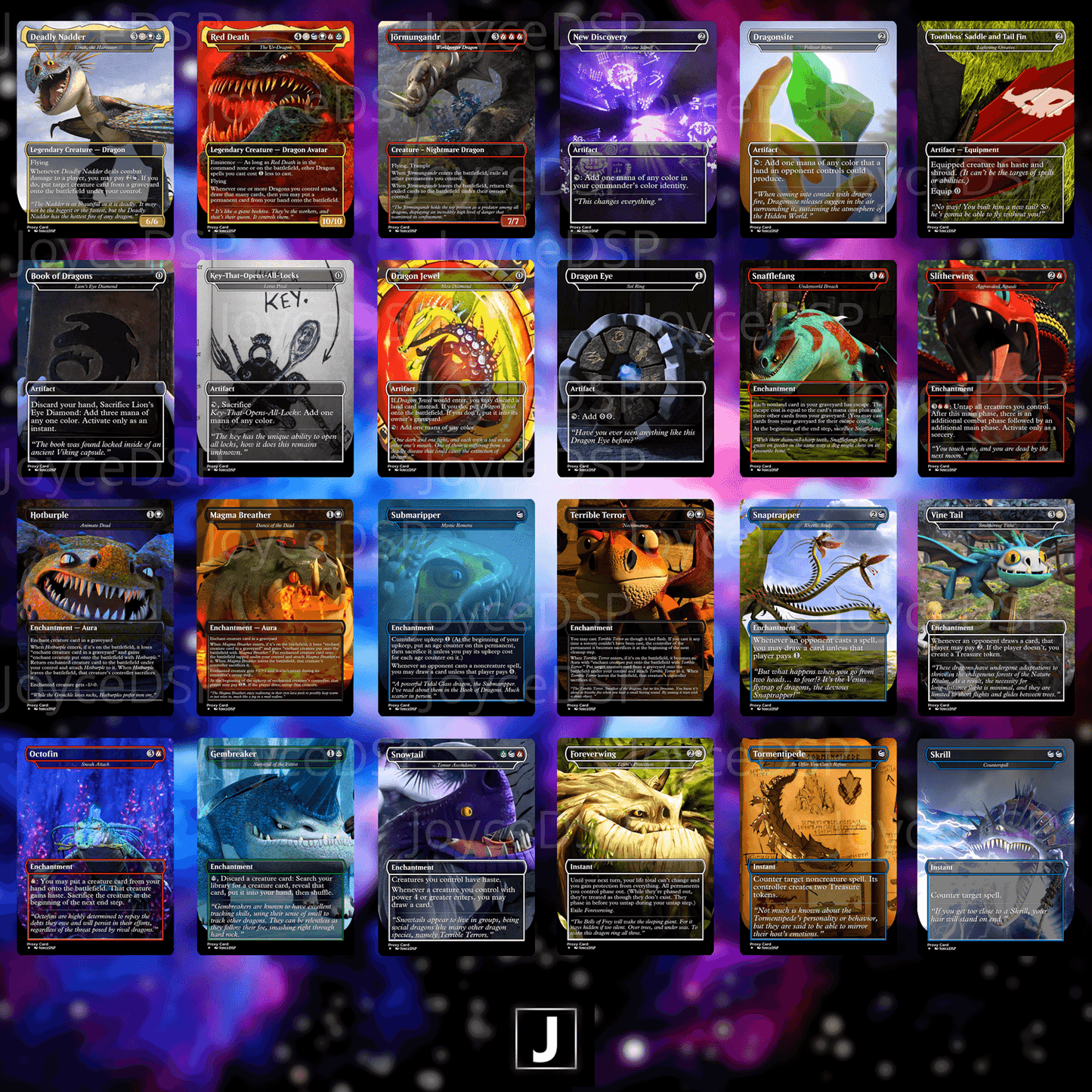 How to train your dragon Proxy Deck - High-Quality MTG Proxies