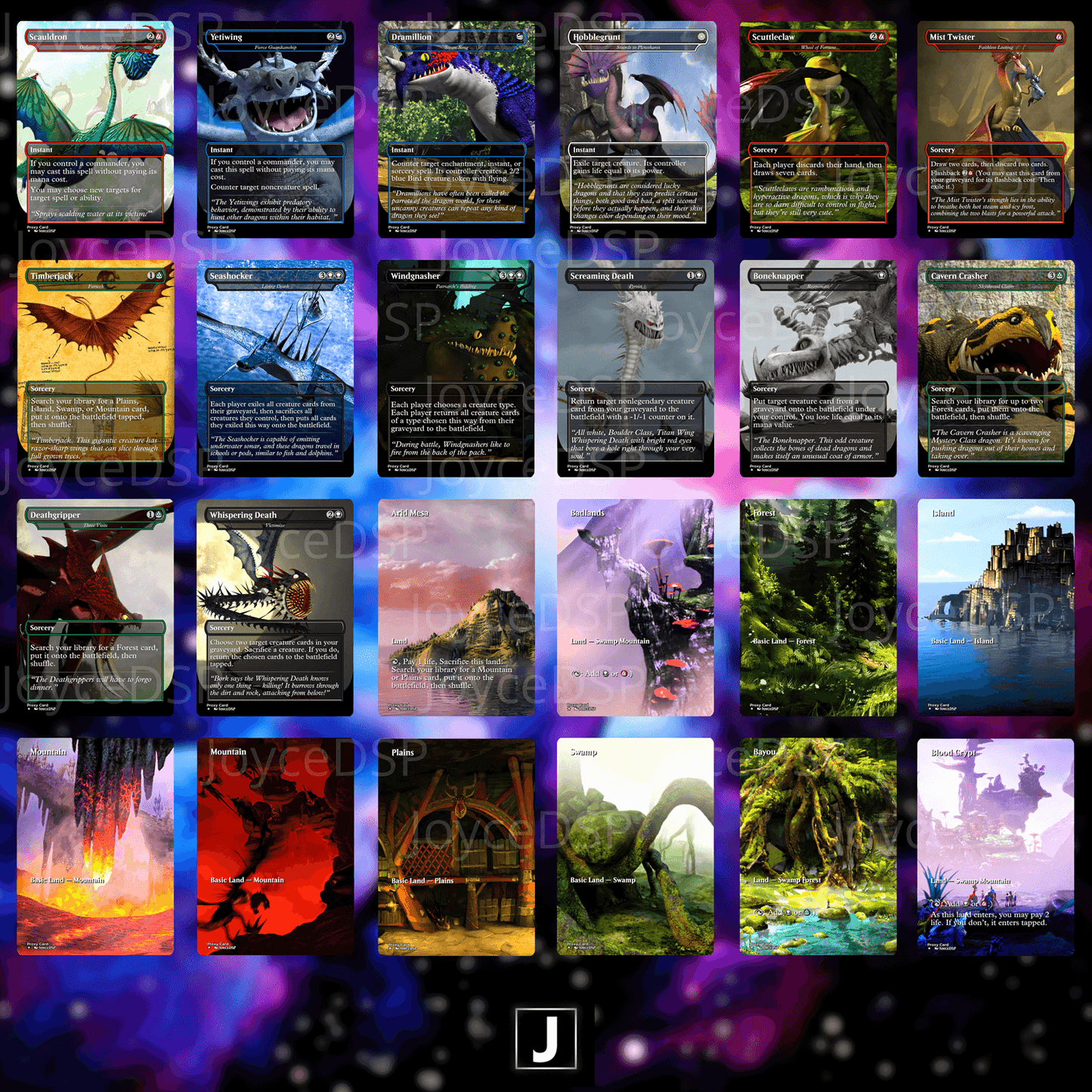 best way to proxy mtg cards How to train your dragon Proxy Deck
