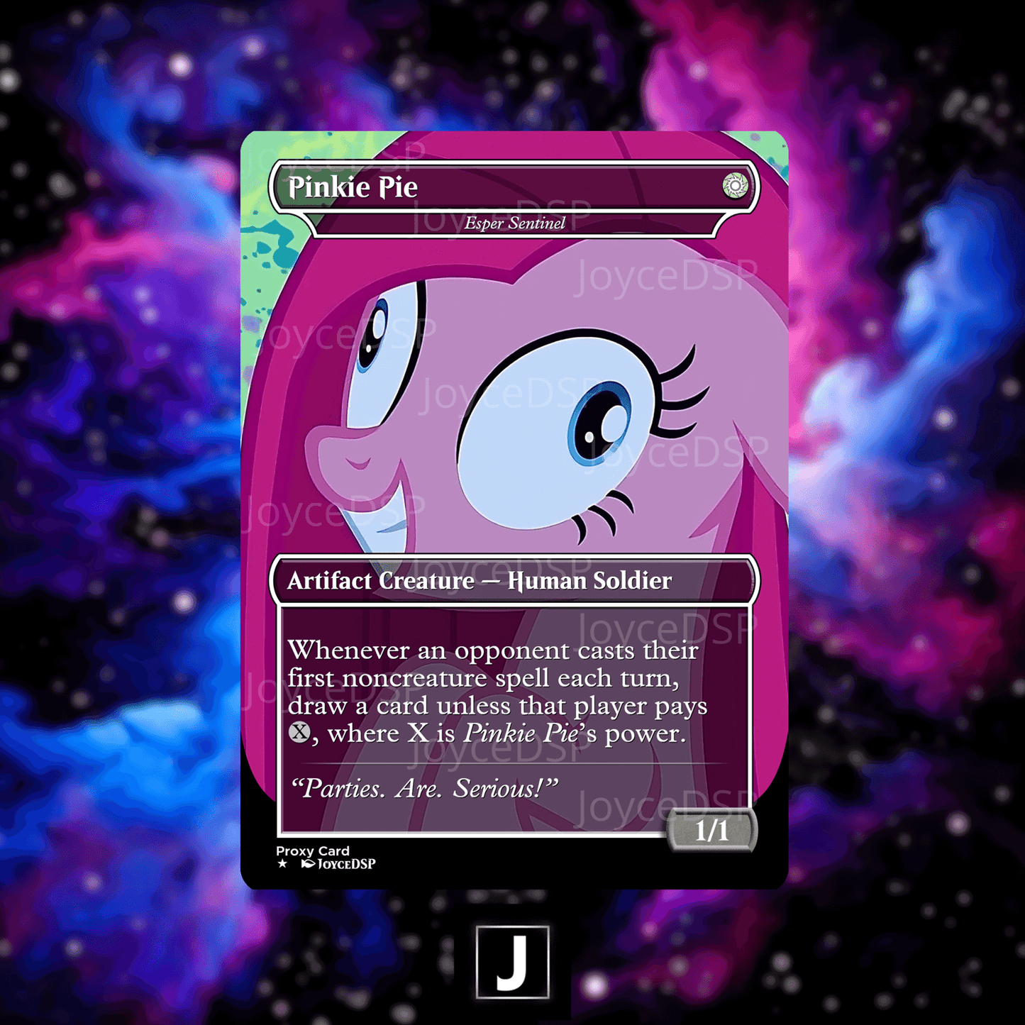 mtg pinkie pie card My Little Pony Proxy Deck