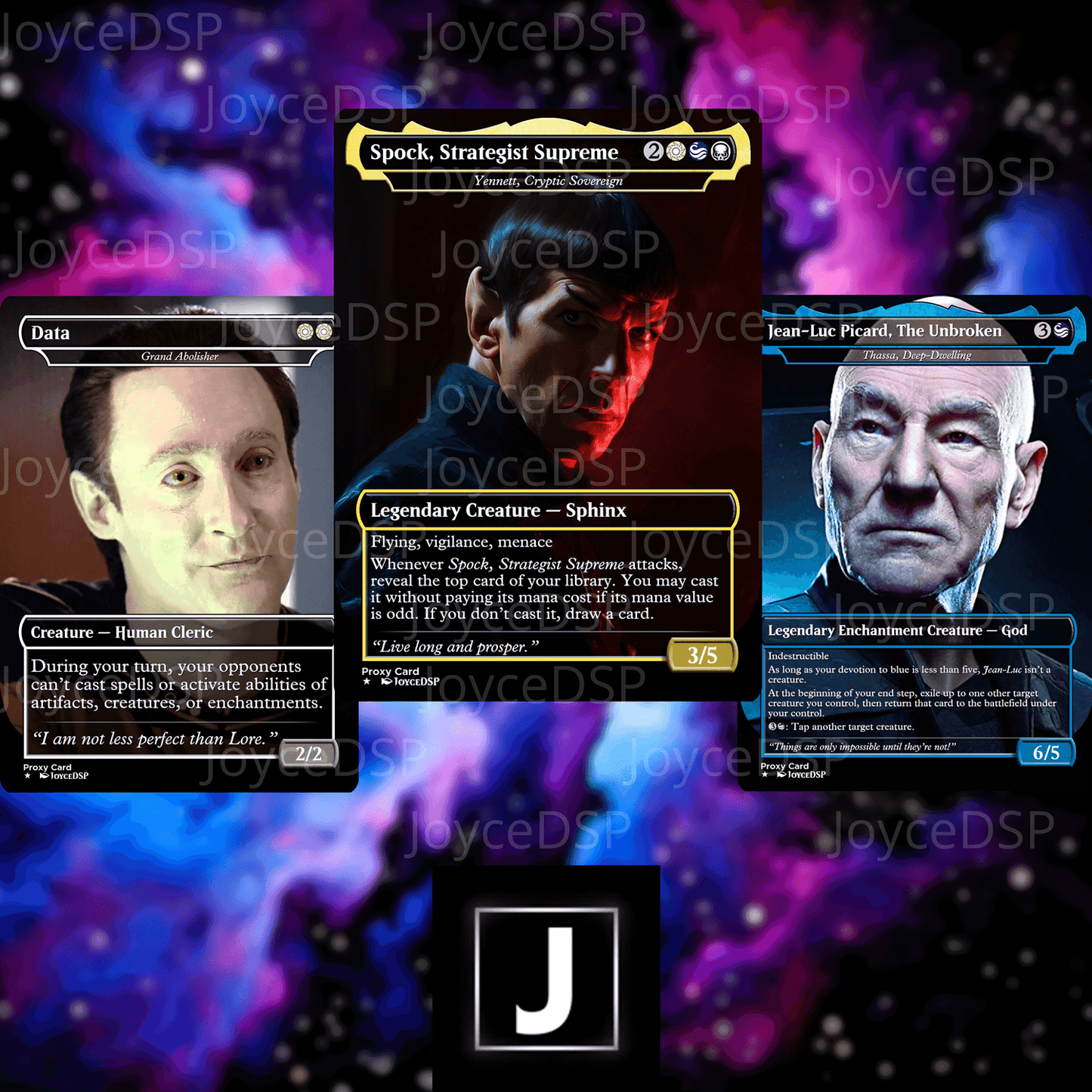 mtg star trek cards Star Trek Proxy Deck