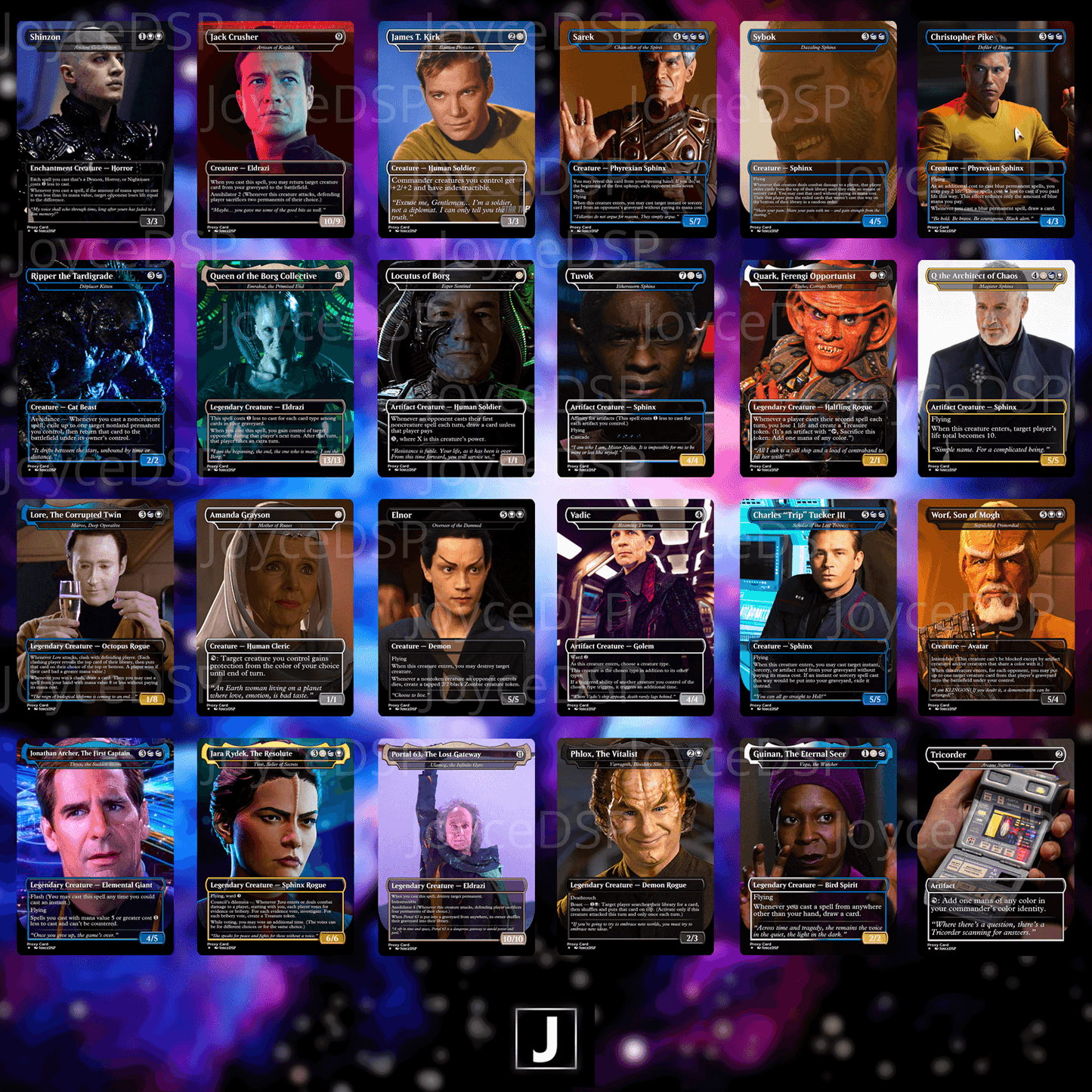 Star Trek Proxy Deck - High-Quality MTG Proxies