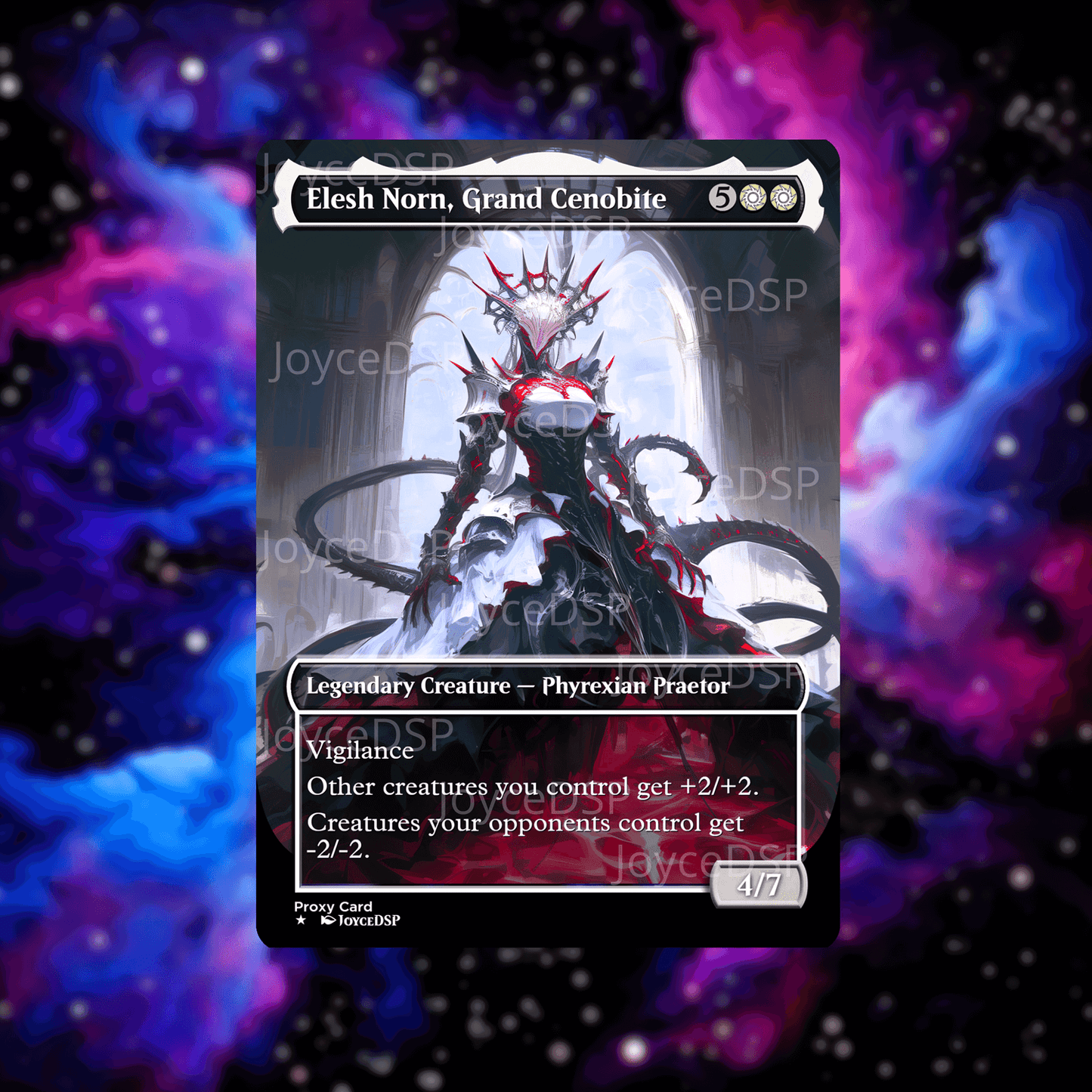 Elesh Norn, Grand Cenobite Proxy Card - High-Quality MTG Proxies - Joyce Proxy