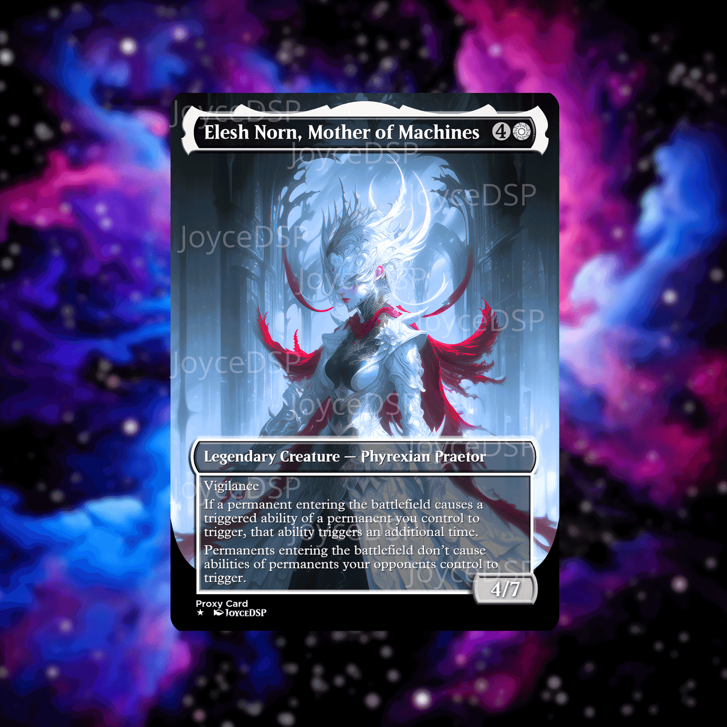 Elesh Norn, Mother of Machines Proxy Card - High-Quality MTG Proxies - Joyce Proxy