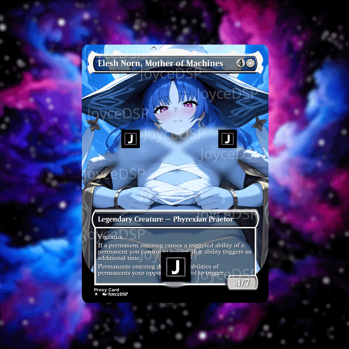 Elesh Norn, Mother of Machines Proxy Card - High-Quality MTG Proxies - Joyce Proxy