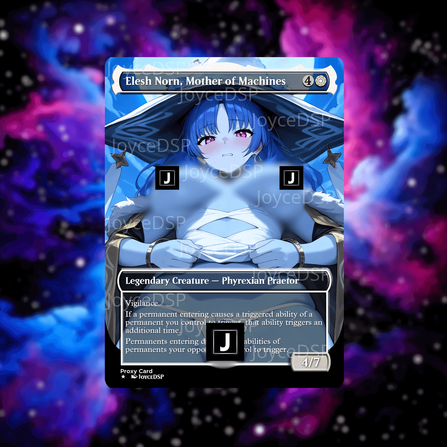 Elesh Norn, Mother of Machines Proxy Card - High-Quality MTG Proxies - Joyce Proxy