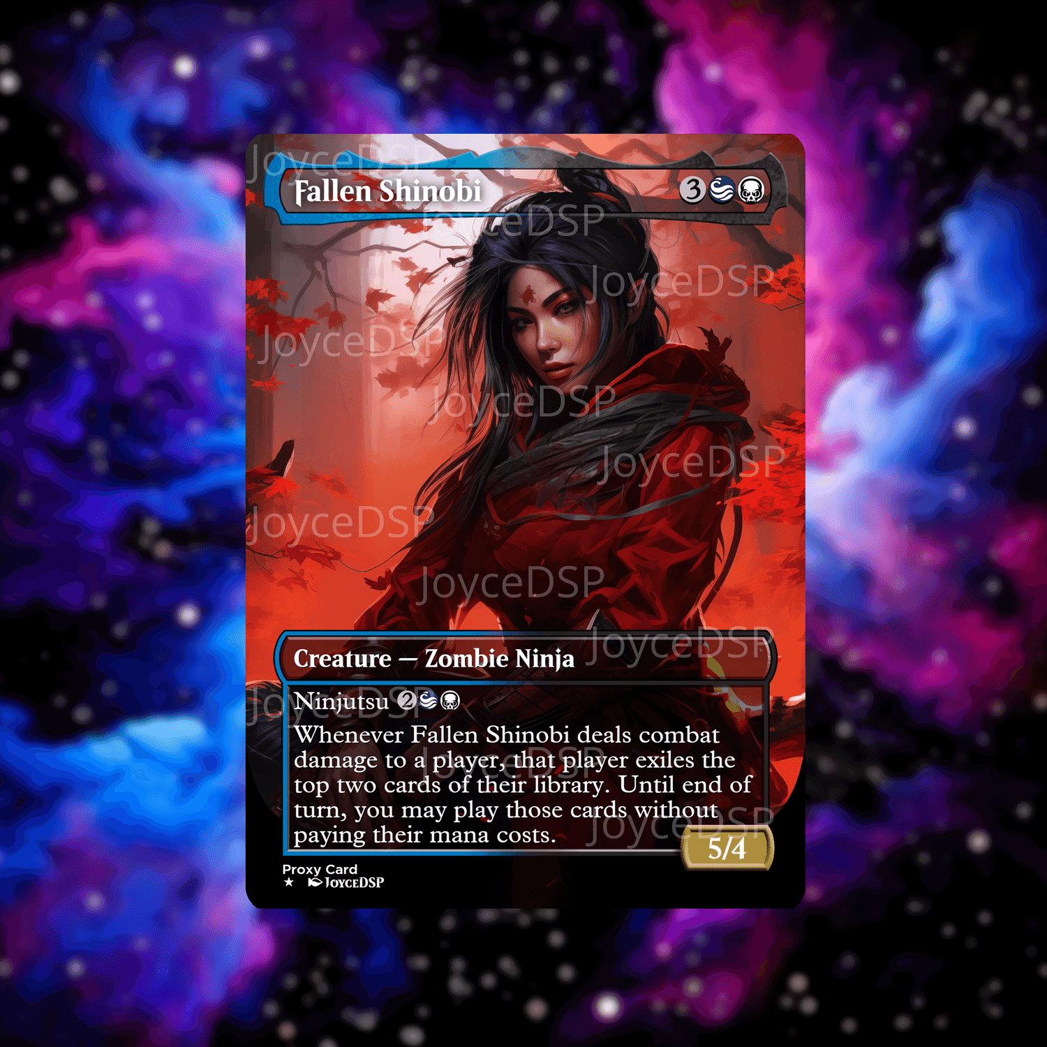 Fallen Shinobi Proxy Card - High-Quality MTG Proxies - Joyce Proxy