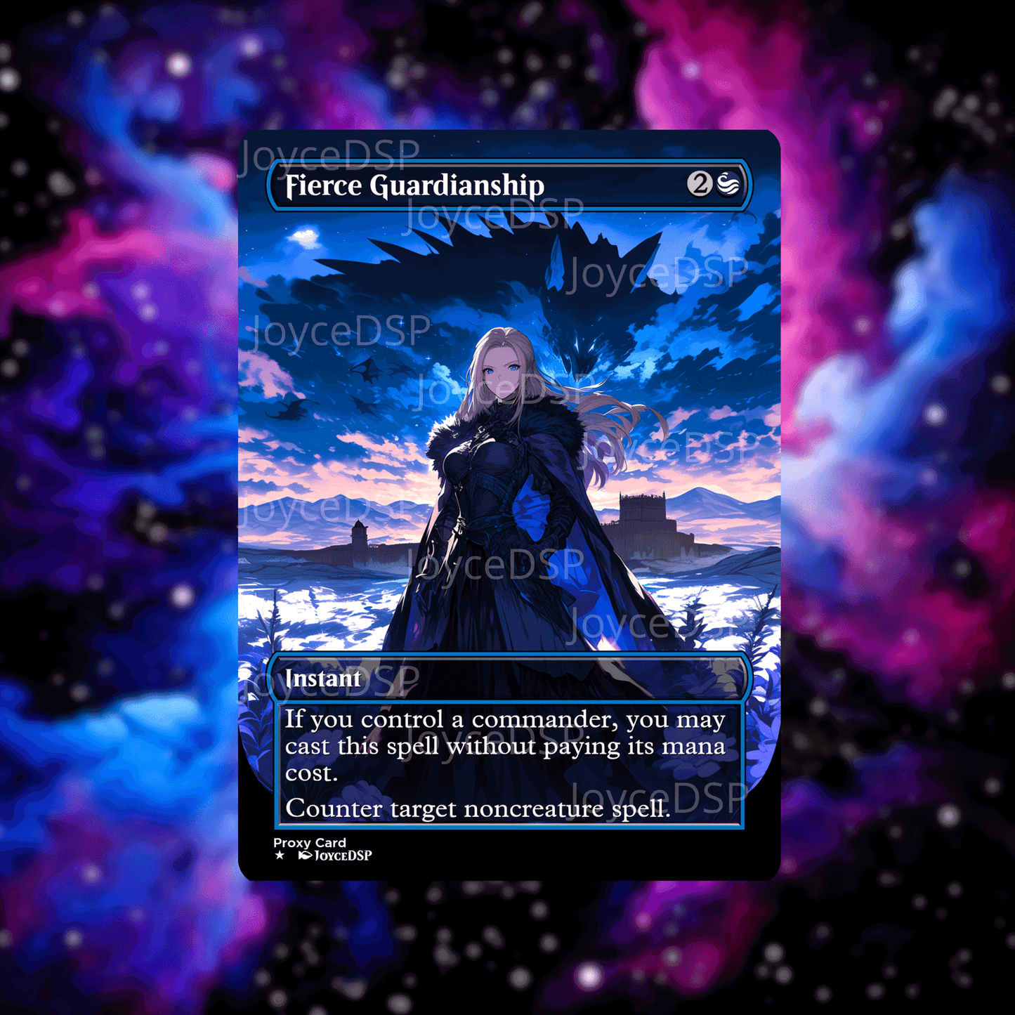 Fierce Guardianship Proxy Card - High-Quality MTG Proxies - Joyce Proxy
