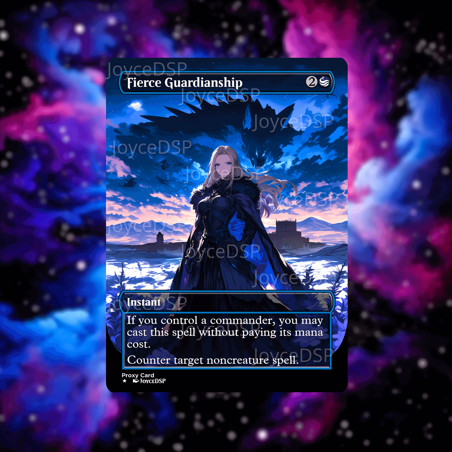 Fierce Guardianship Proxy Card - High-Quality MTG Proxies - Joyce Proxy