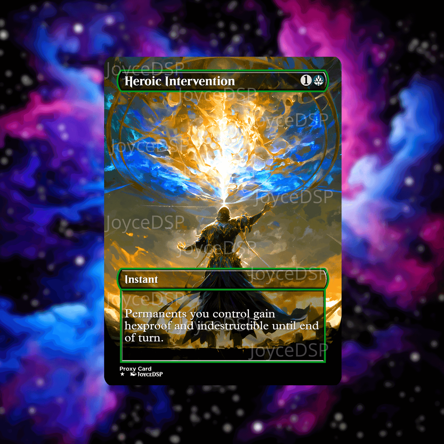 Heroic Intervention Proxy Card - High-Quality MTG Proxies - Joyce Proxy