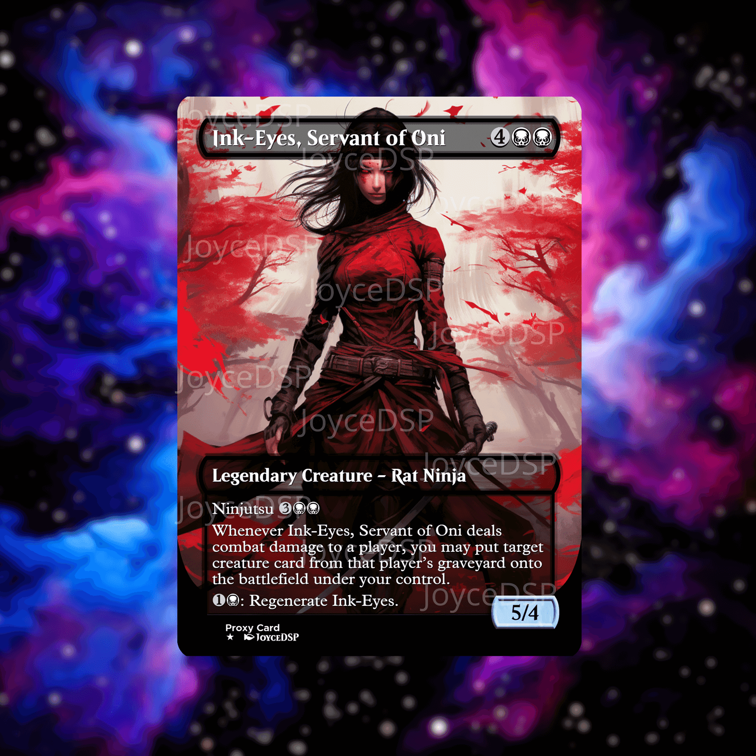 Ink-Eyes, Servant of Oni Proxy Card - High-Quality MTG Proxies - Joyce Proxy