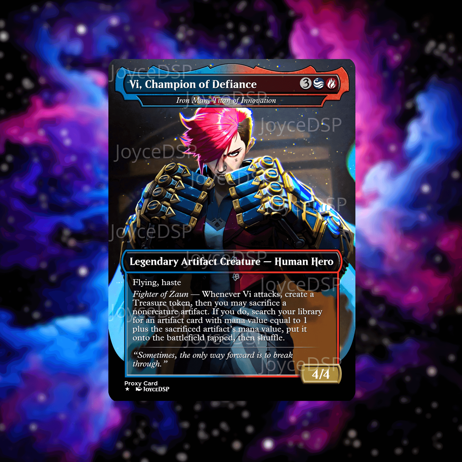 Iron Man, Titan of Innovation Proxy Card - High-Quality MTG Proxies - Joyce Proxy