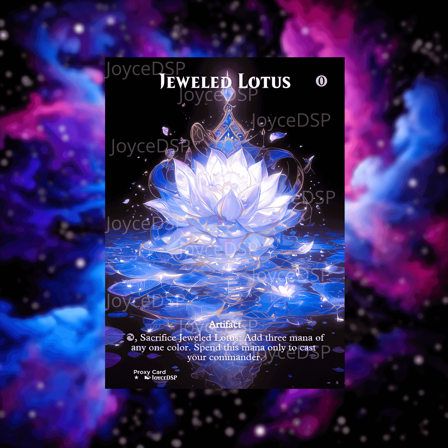 Jeweled Lotus Proxy Card - High-Quality MTG Proxies - Joyce Proxy