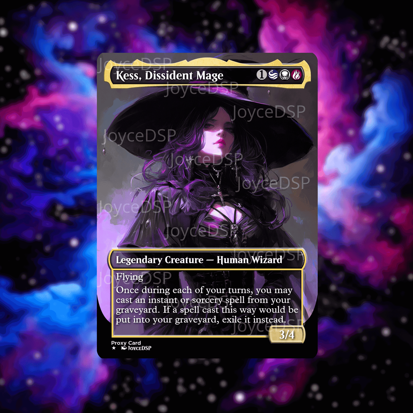 Kess, Dissident Mage Proxy Card - High-Quality MTG Proxies - Joyce Proxy