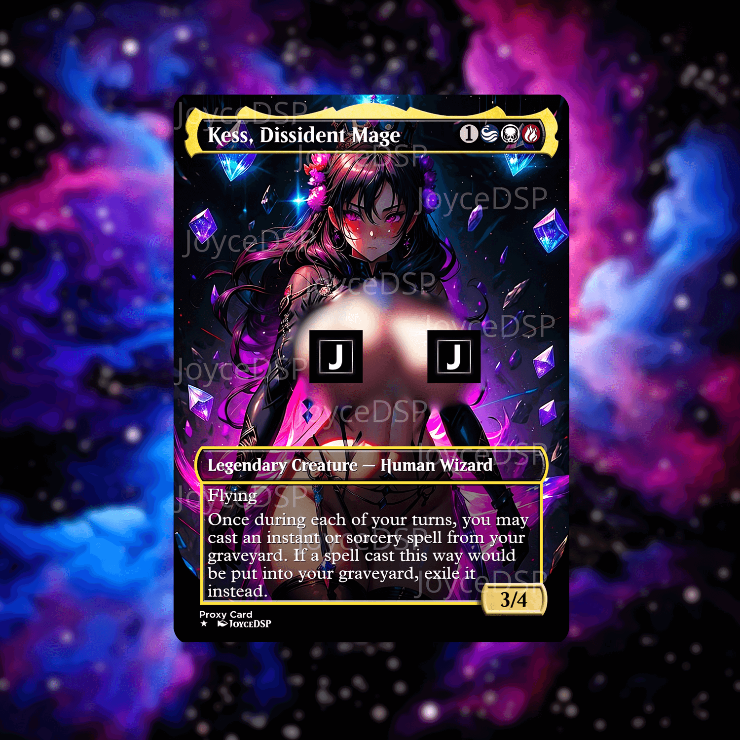 Kess, Dissident Mage Proxy Card - High-Quality MTG Proxies - Joyce Proxy