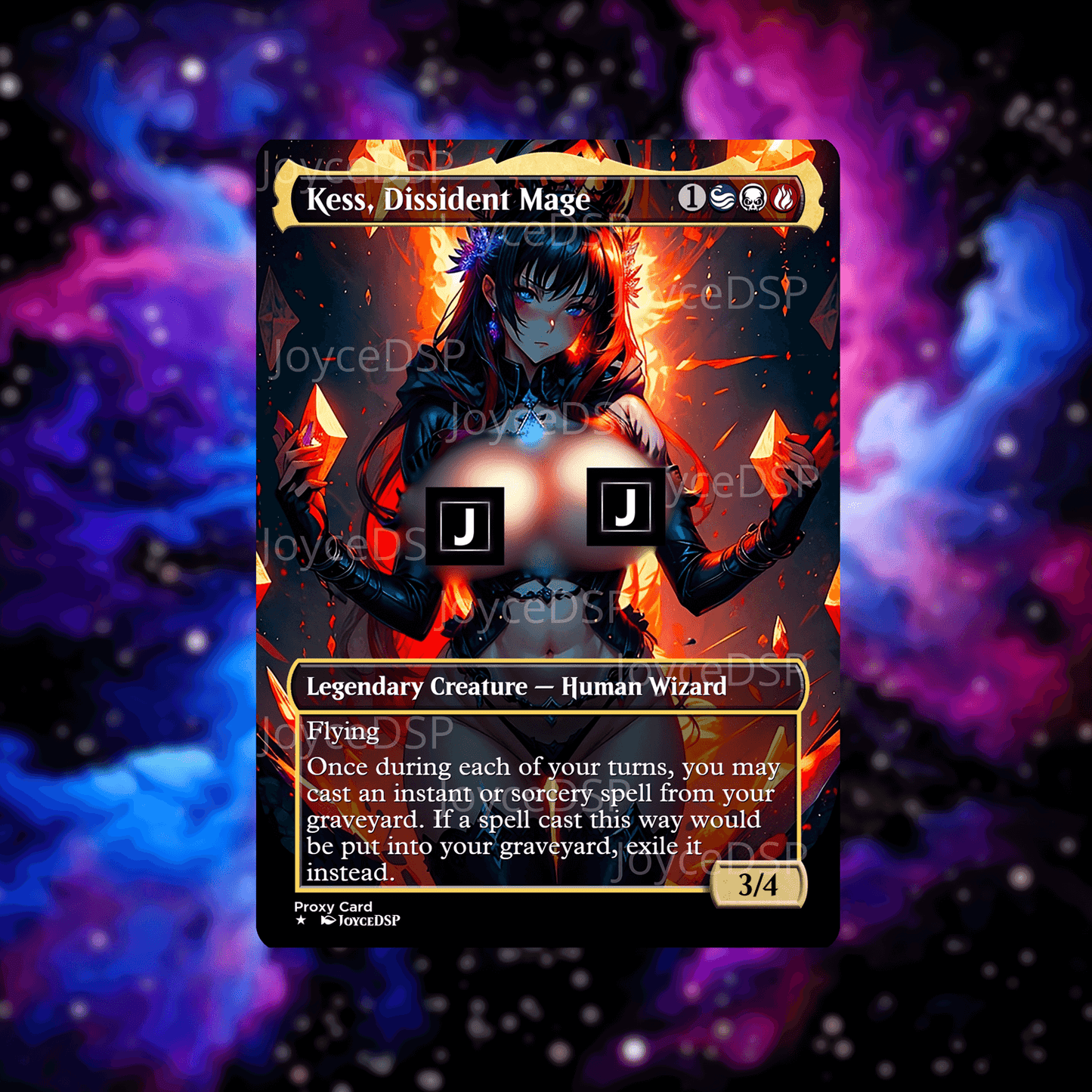 Kess, Dissident Mage Proxy Card - High-Quality MTG Proxies - Joyce Proxy