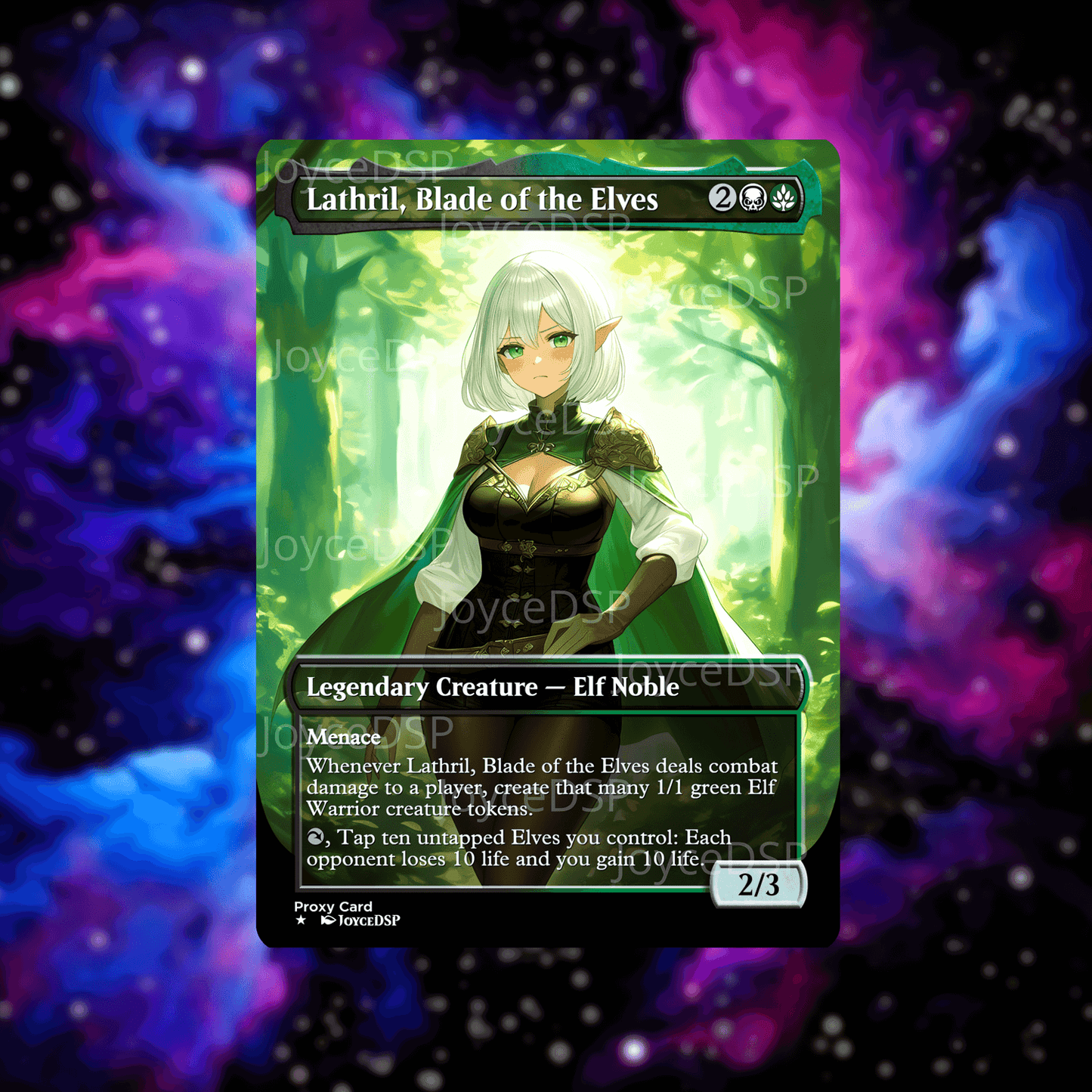 Lathril, Blade of the Elves Proxy Card - High-Quality MTG Proxies - Joyce Proxy