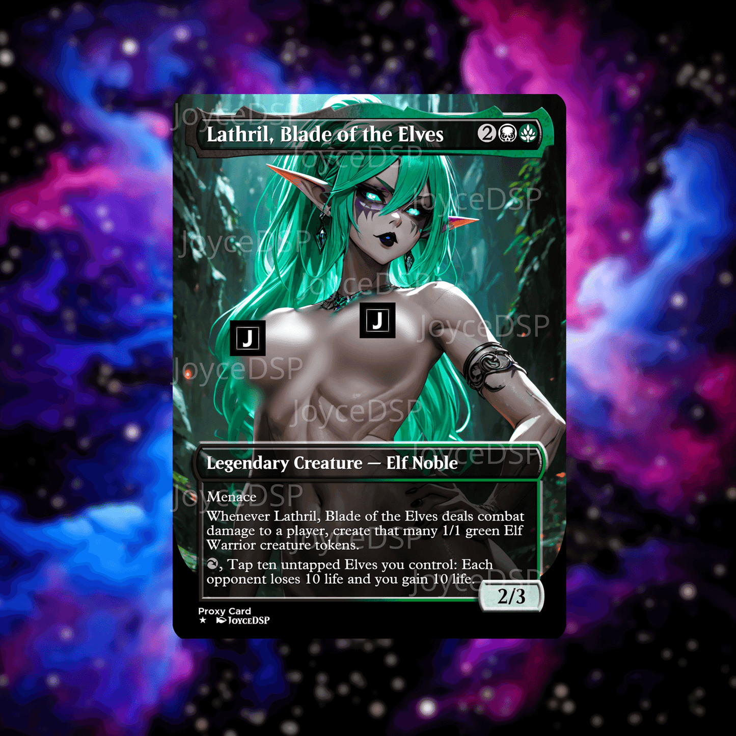 Lathril, Blade of the Elves Proxy Card - High-Quality MTG Proxies - Joyce Proxy