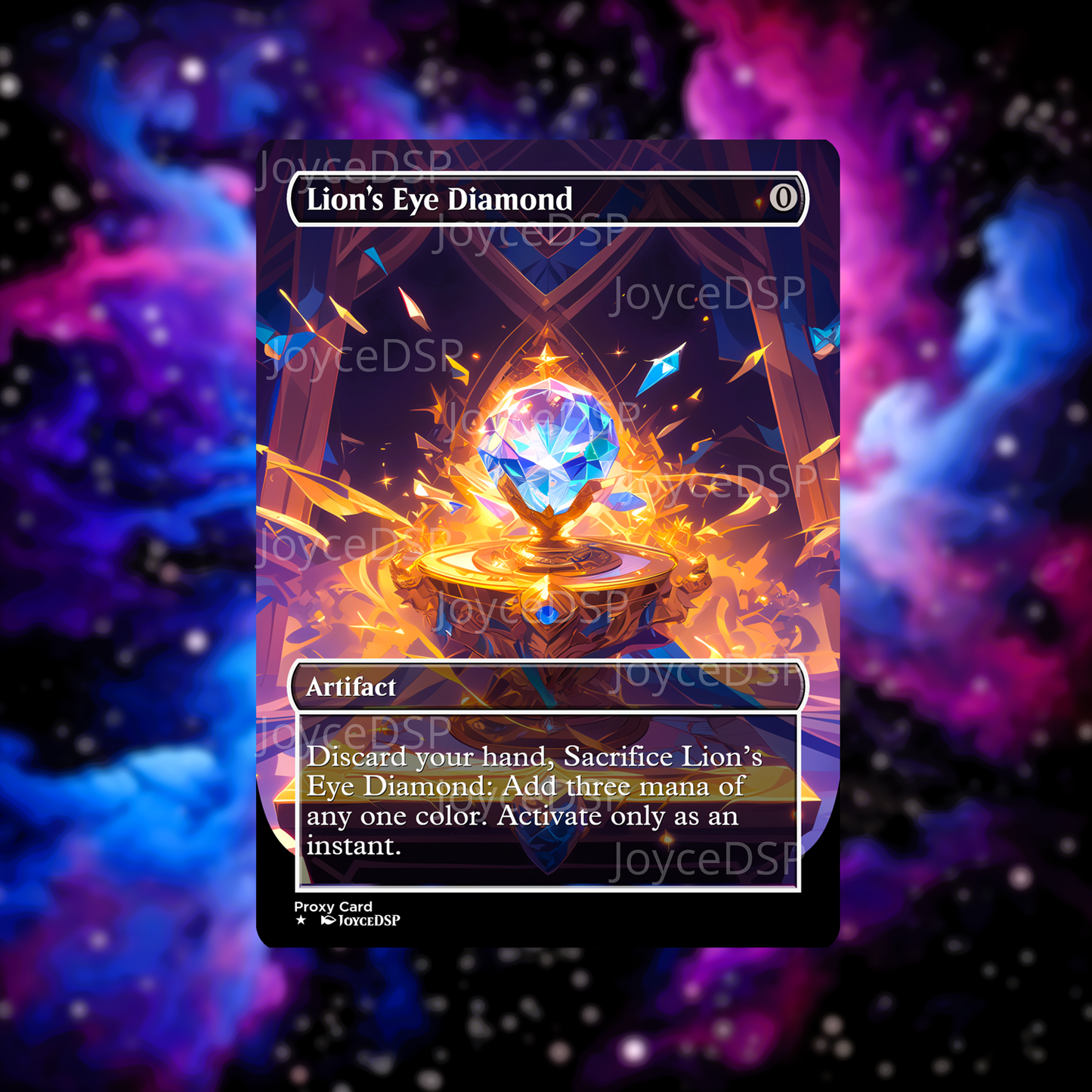 Lion’s Eye Diamond Proxy Card - High-Quality MTG Proxies - Joyce Proxy