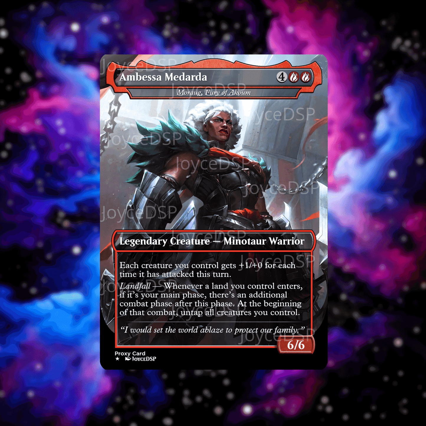 Moraug, Fury of Akoum Proxy Card - High-Quality MTG Proxies - Joyce Proxy