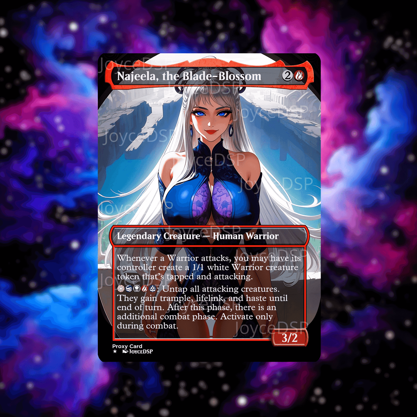 Najeela, the Blade-Blossom Proxy Card - High-Quality MTG Proxies - Joyce Proxy