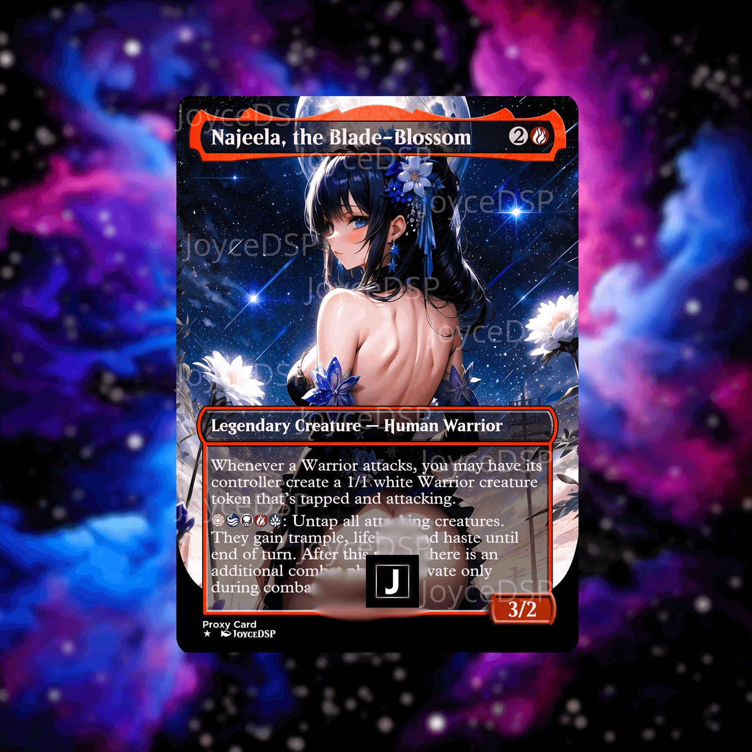 Najeela, the Blade-Blossom Proxy Card - High-Quality MTG Proxies - Joyce Proxy