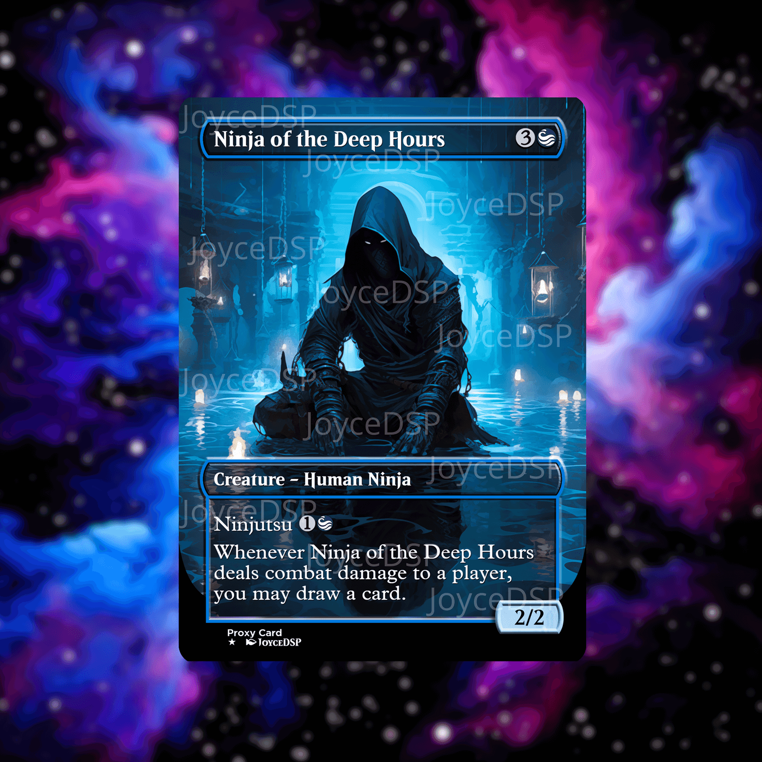 Ninja of the Deep Hours Proxy Card - High-Quality MTG Proxies - Joyce Proxy