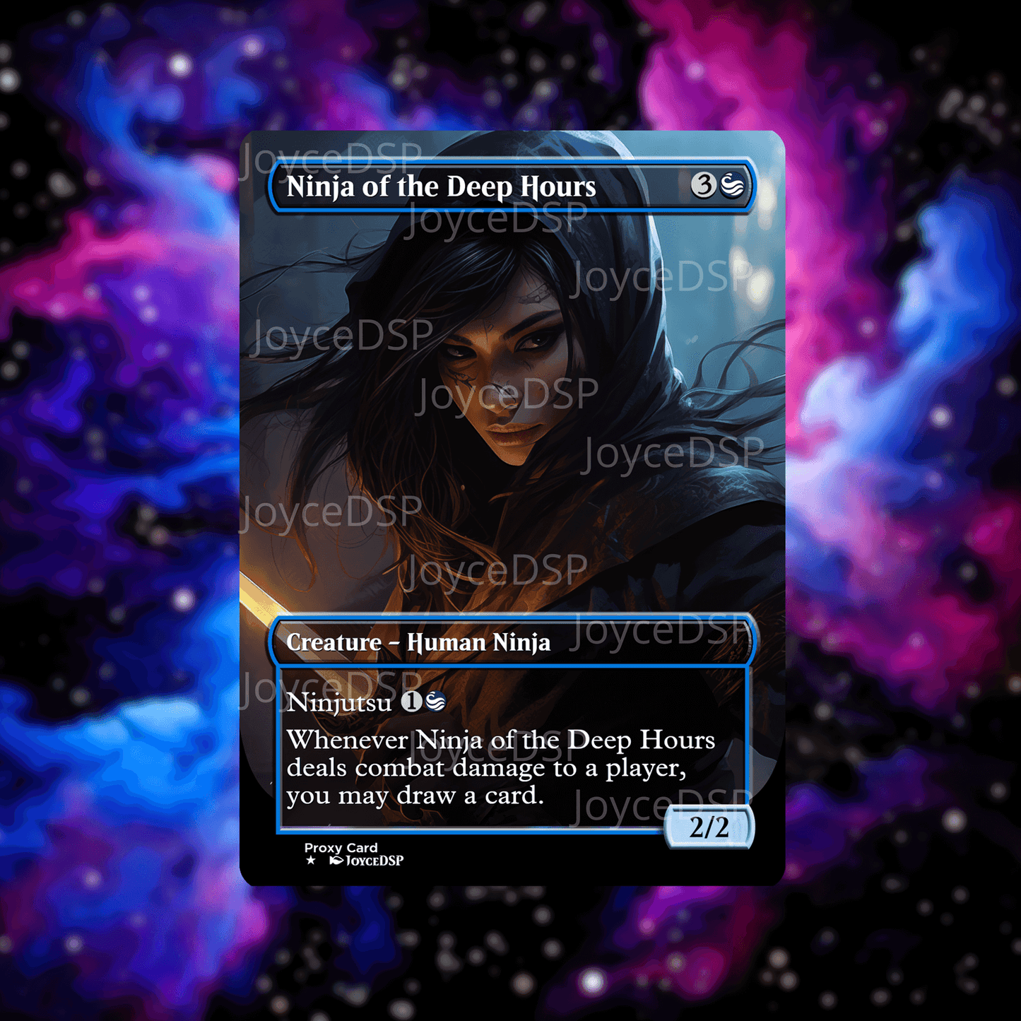 Ninja of the Deep Hours Proxy Card - High-Quality MTG Proxies - Joyce Proxy