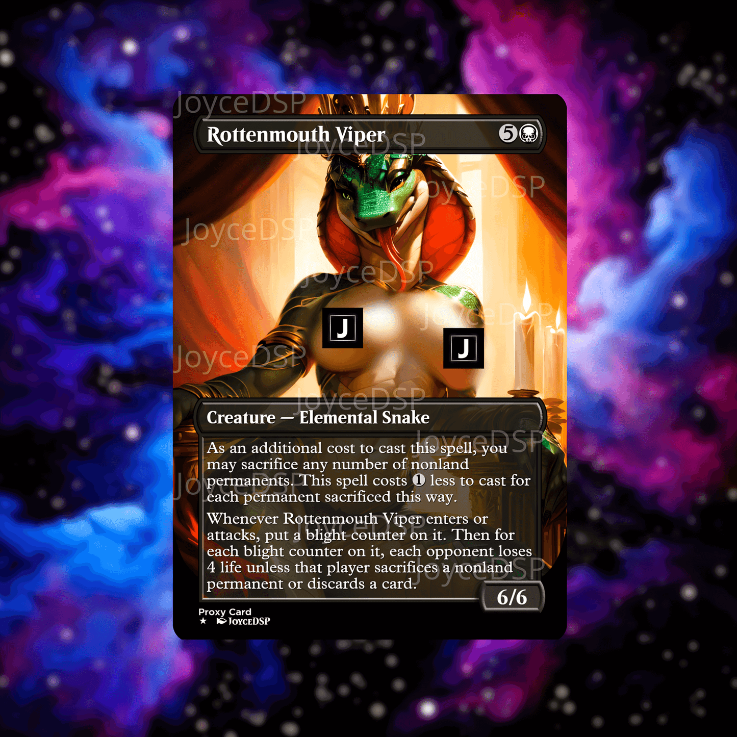 Rottenmouth Viper Proxy Card - High-Quality MTG Proxies