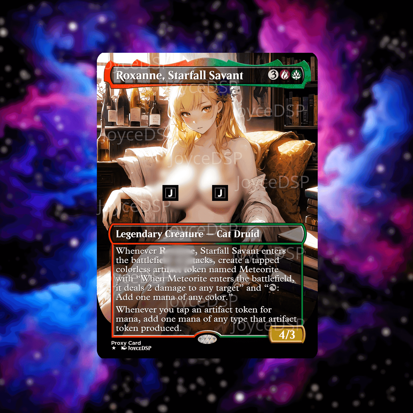 Roxanne, Starfall Savant Proxy Card - High-Quality MTG Proxies - Joyce Proxy