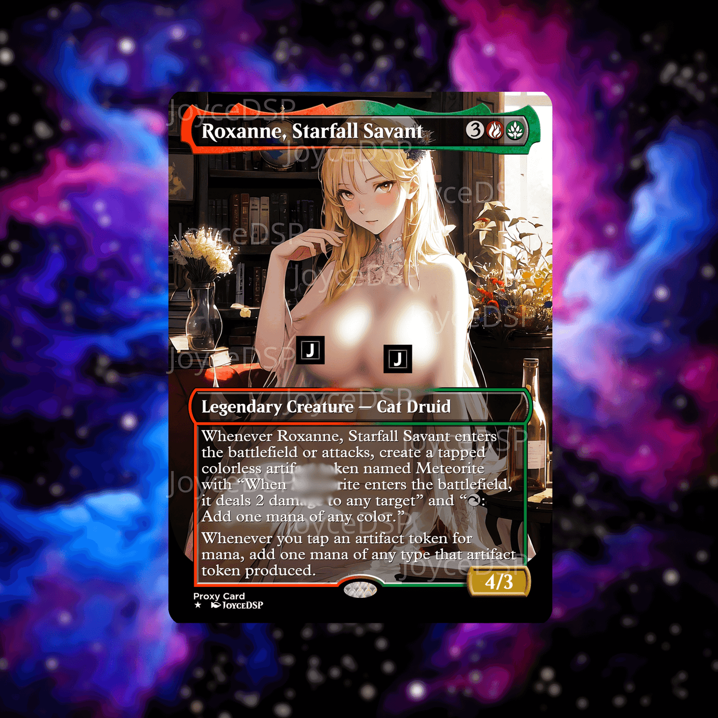 Roxanne, Starfall Savant Proxy Card - High-Quality MTG Proxies - Joyce Proxy