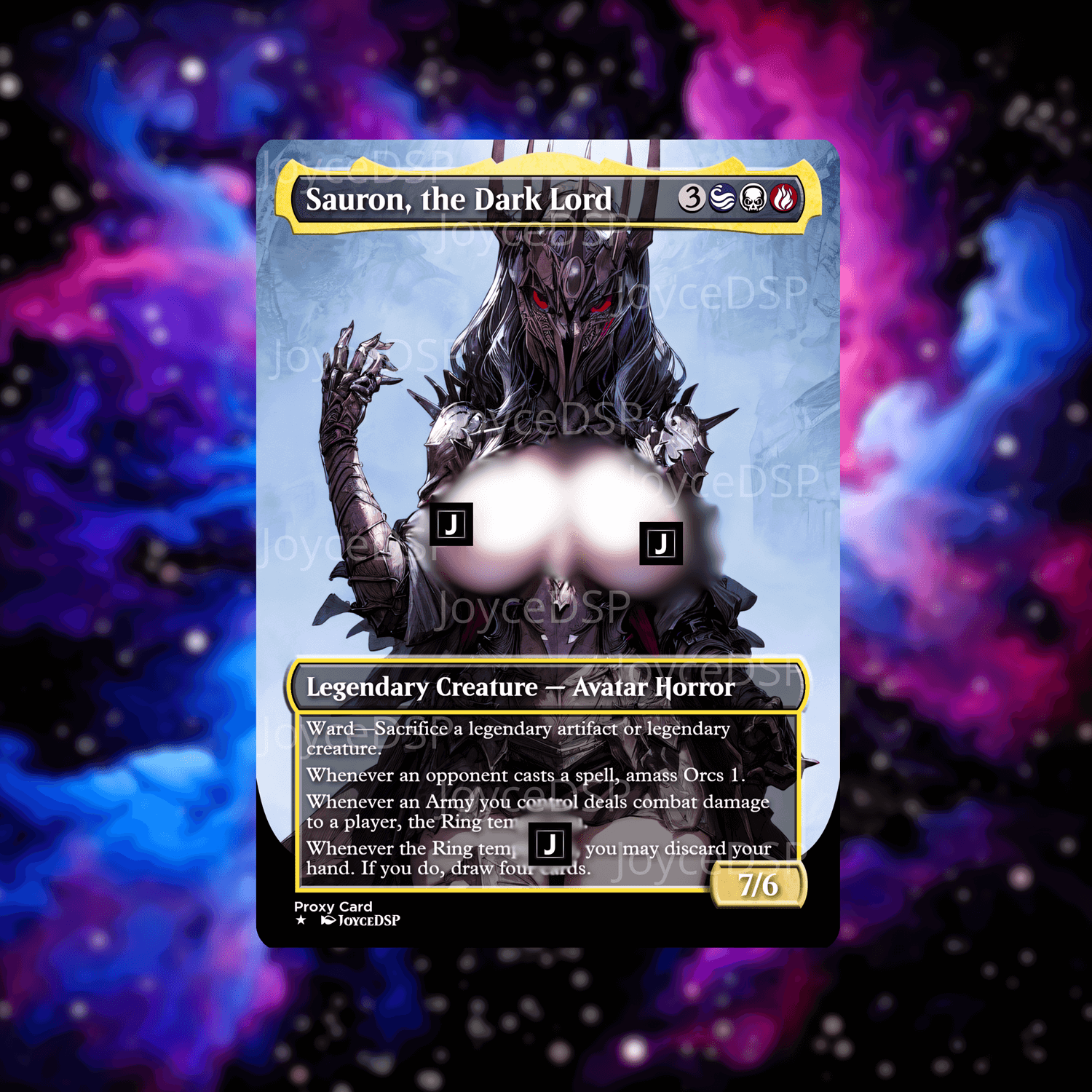 Sauron, the Dark Lord Proxy Card - High-Quality MTG Proxies - Joyce Proxy