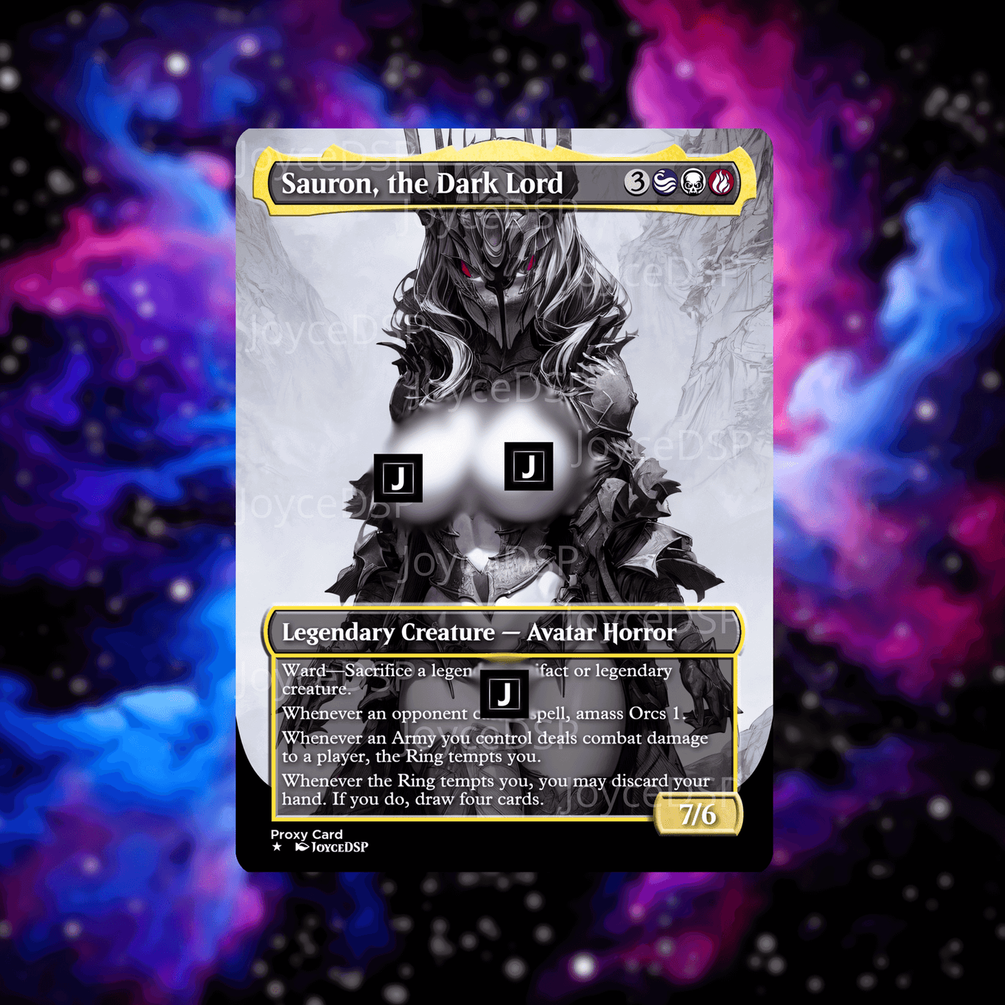 Sauron, the Dark Lord Proxy Card - High-Quality MTG Proxies - Joyce Proxy