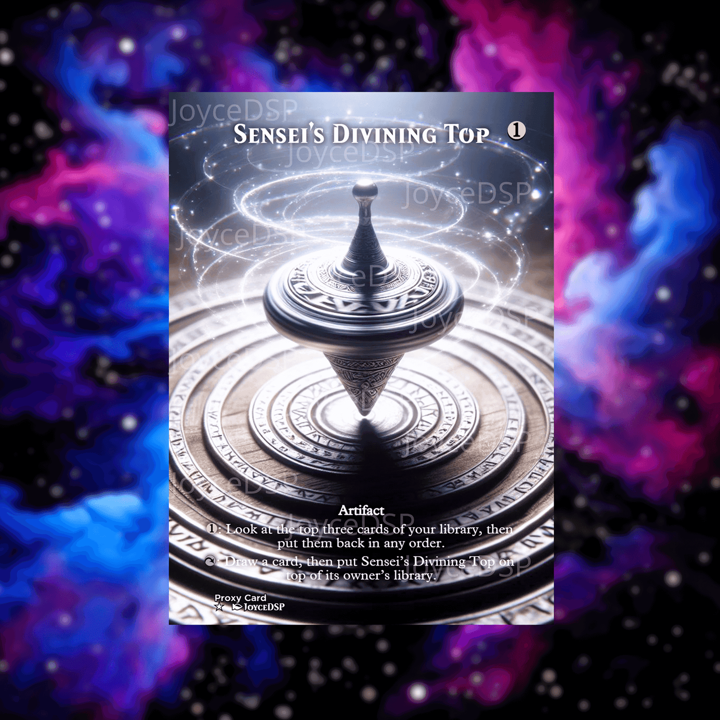 Sensei's Divining Top Proxy Card - High-Quality MTG Proxies
