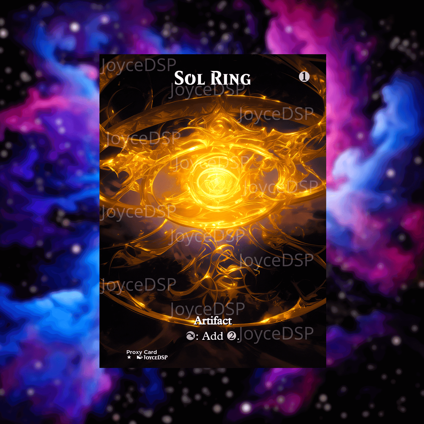 Sol Ring Proxy Card - High-Quality MTG Proxies - Joyce Proxy