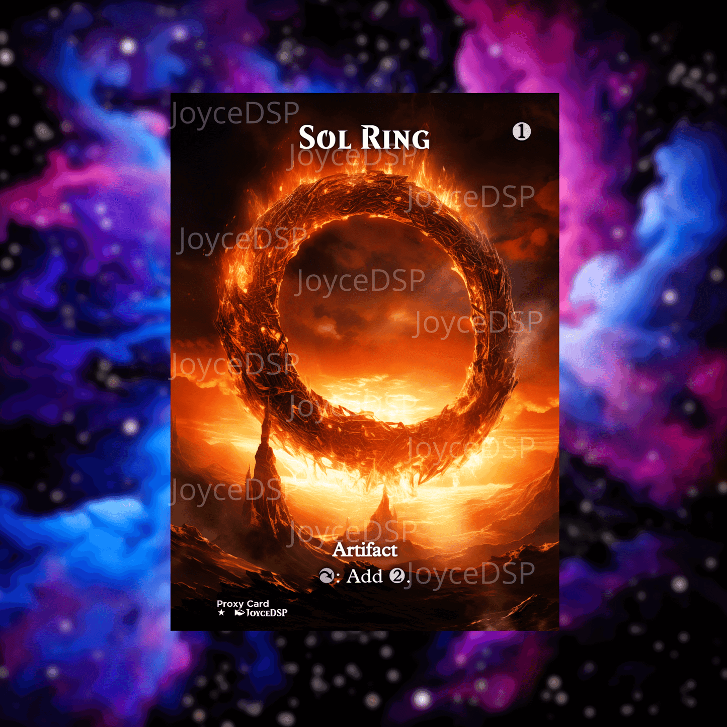 Sol Ring Proxy Card - High-Quality MTG Proxies - Joyce Proxy