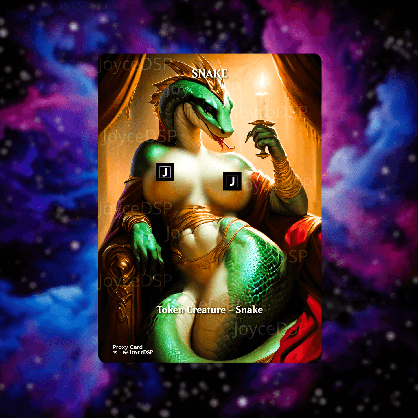Token Snake Proxy Card - High-Quality MTG Proxies