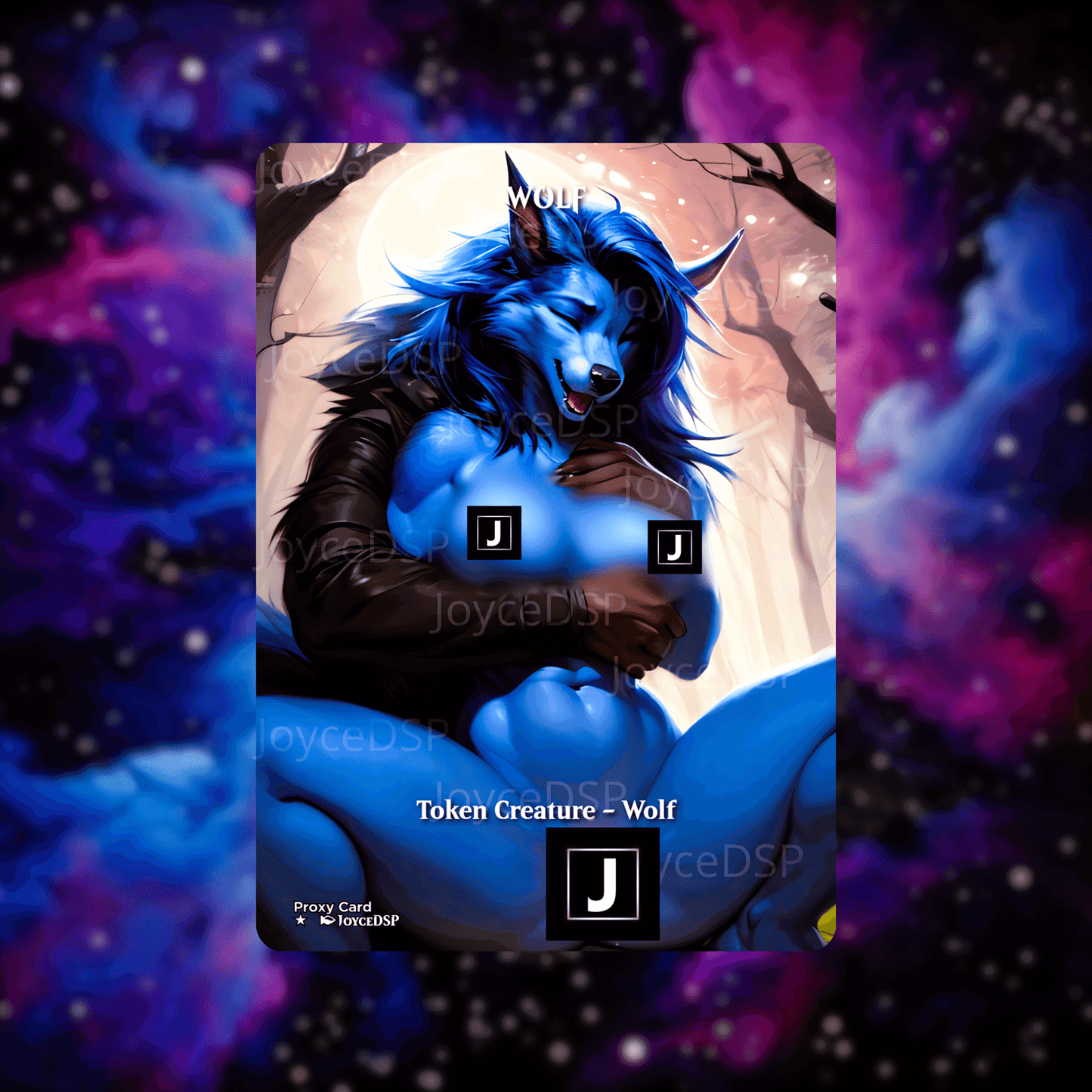 Token Wolf Proxy Card - High-Quality MTG Proxies