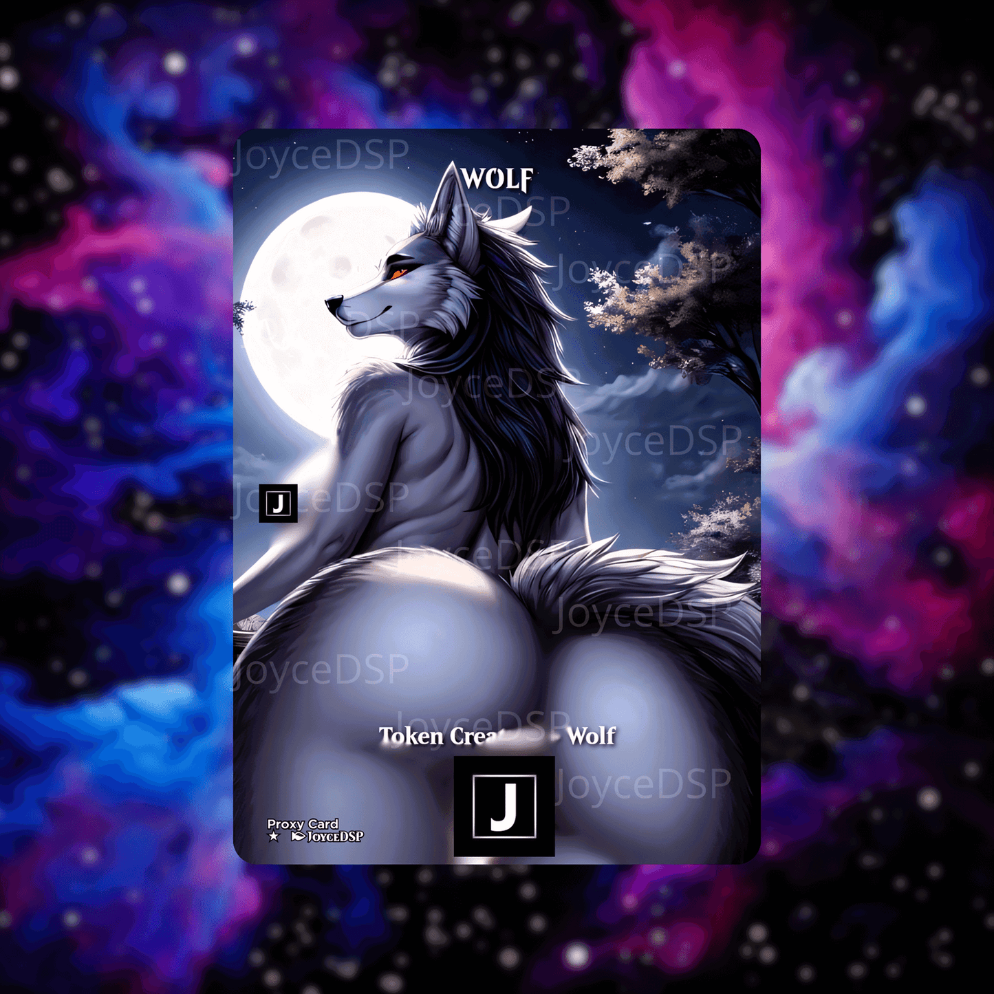Token Wolf Proxy Card - High-Quality MTG Proxies